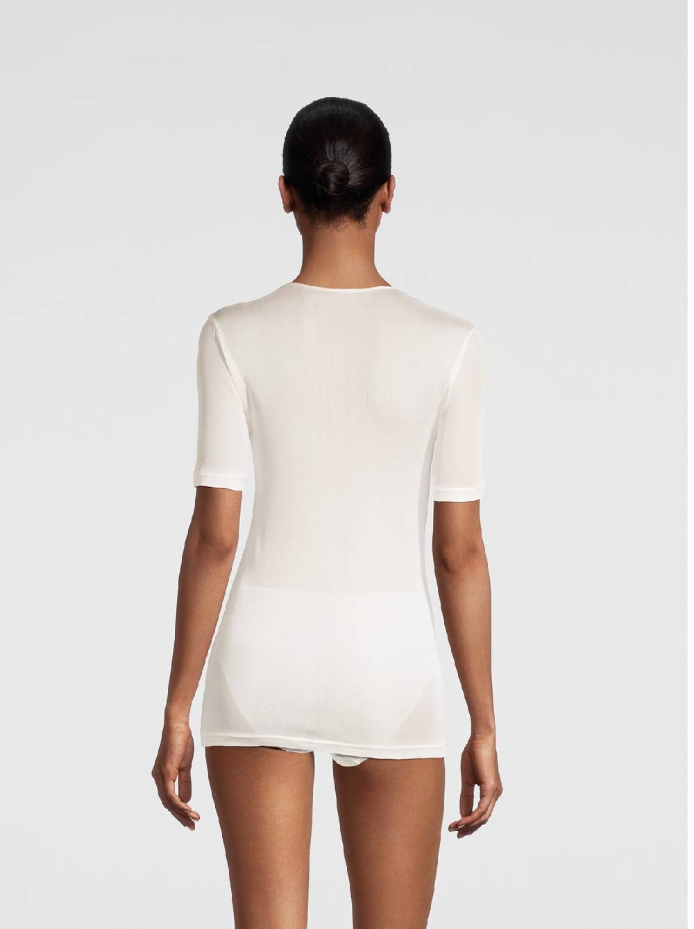 Oscalito T-shirt Pura Seta Donna 4484 Vendita Calda