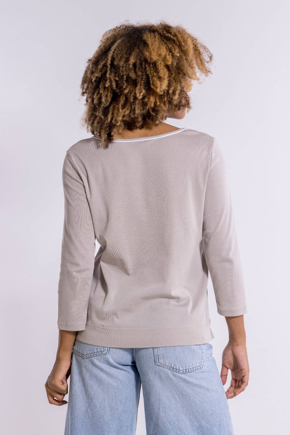 Oscalito Maniche 3/4 Donna 100% Cotone 3142C Moda