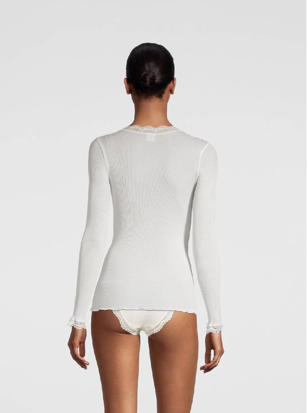 Oscalito Maglia a maniche lunghe Dentelle de Calais® in Seta 9476 Affare Del Giorno