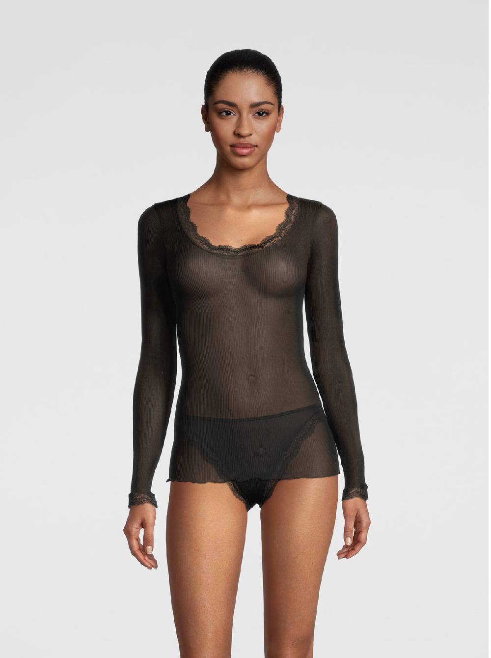 Oscalito Maglia a maniche lunghe Dentelle de Calais® in Seta 9476 Affare Del Giorno