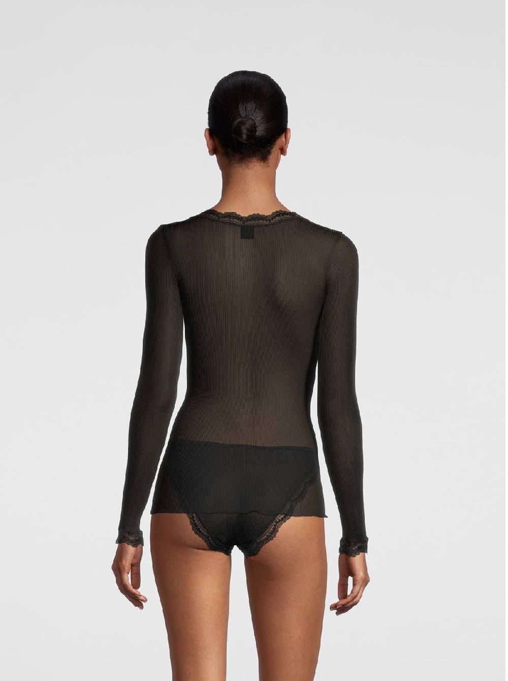 Oscalito Maglia a maniche lunghe Dentelle de Calais® in Seta 9476 Affare Del Giorno
