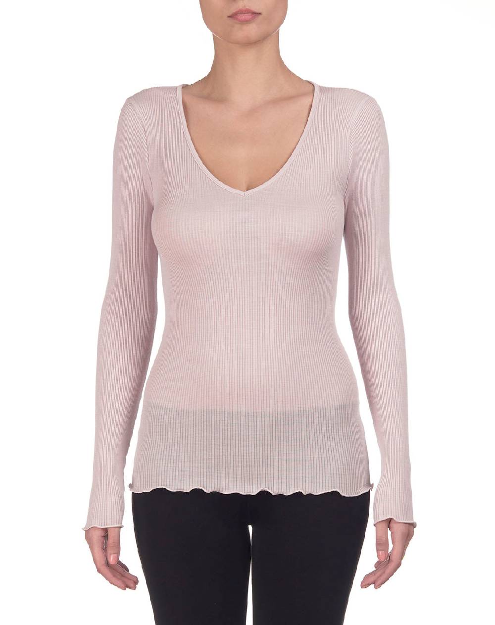 Oscalito Maglia maniche lunghe scollo a V 3486 Sottocosto