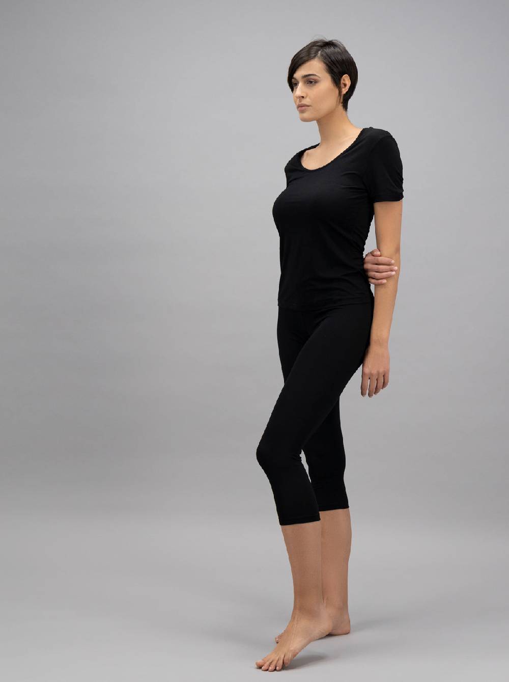 Oscalito Leggings in micromodal a vita alta 1235 Hotsell