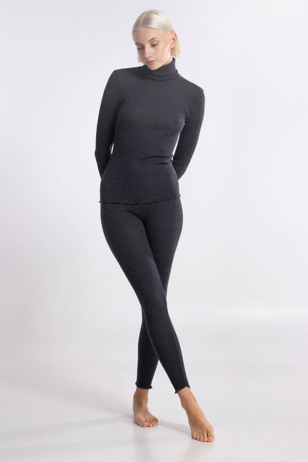 Oscalito Leggings tubolare a coste 3449 Vendita Calda