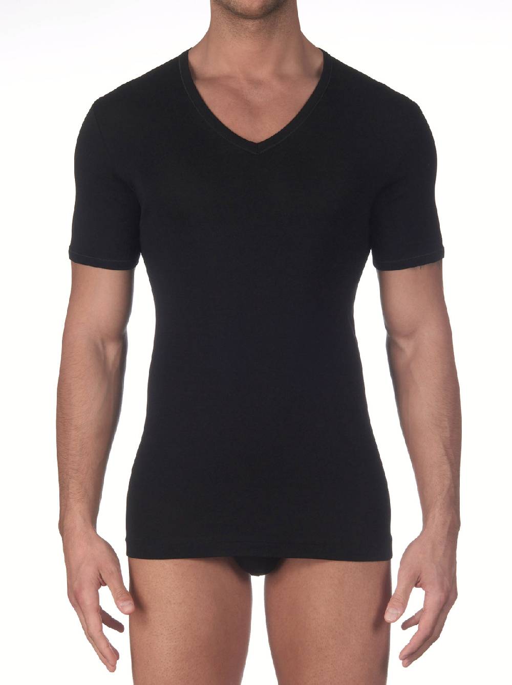 Oscalito T-shirt in cotone con scollo a V 742 Italy
