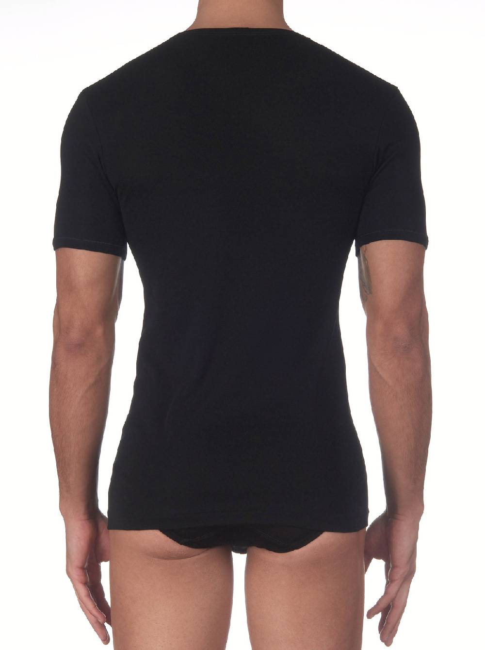 Oscalito T-shirt in cotone con scollo a V 742 Italy