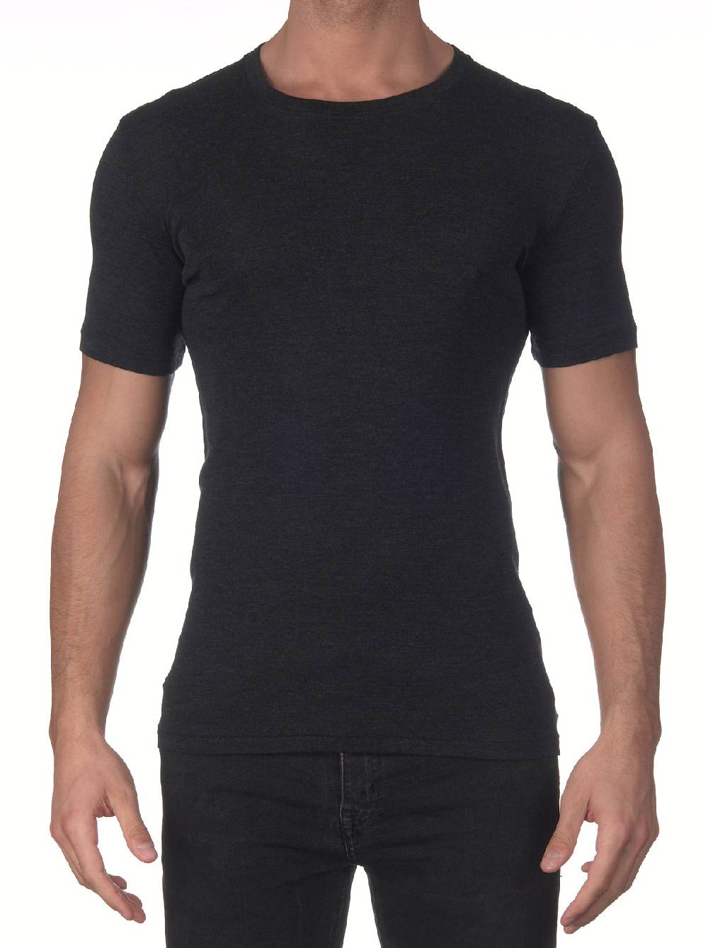 Oscalito T-Shirt Girocollo in Lana e Seta 624 Qualità