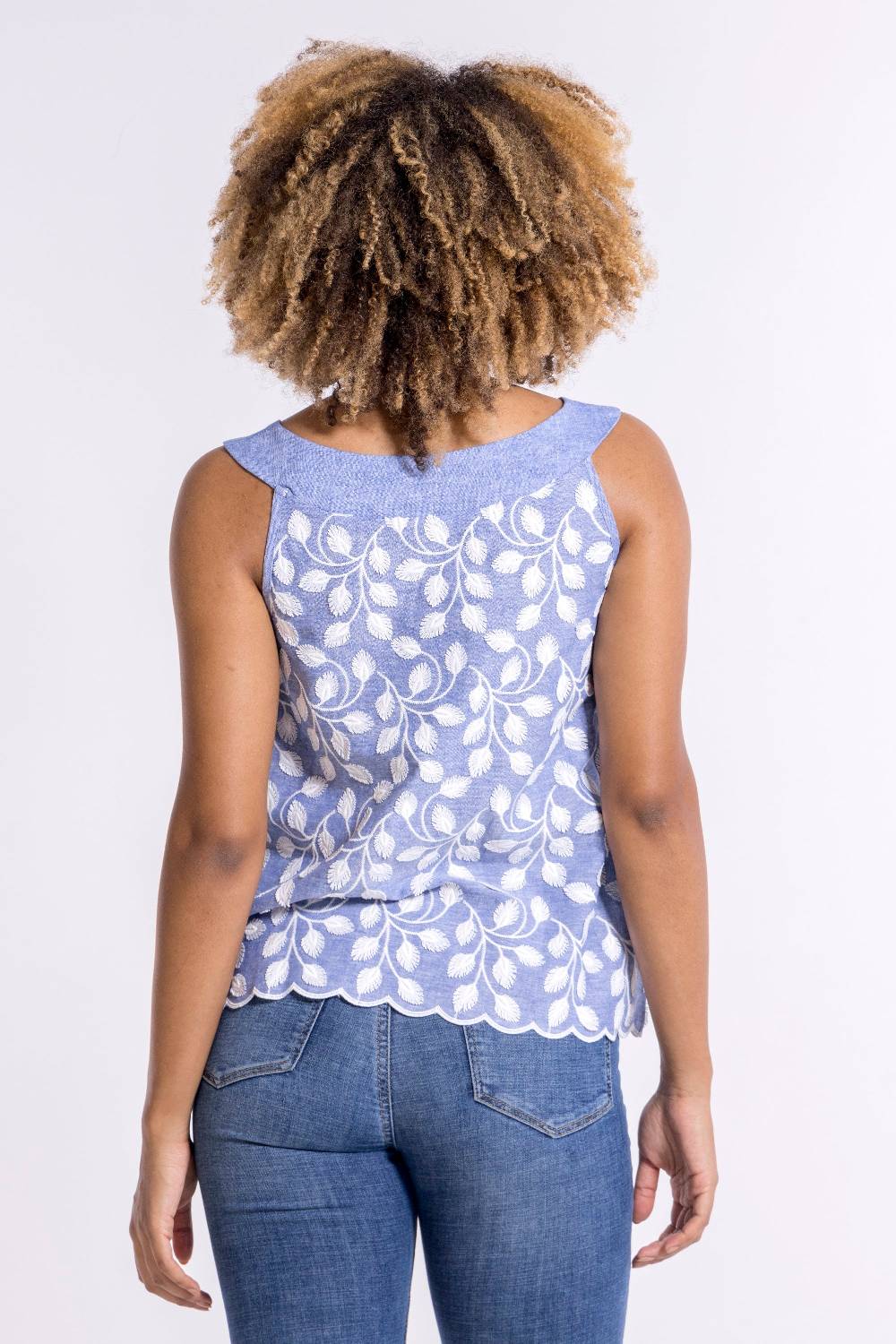 Oscalito Top Donna50% COTONE 50% LINO 5710M Nuova