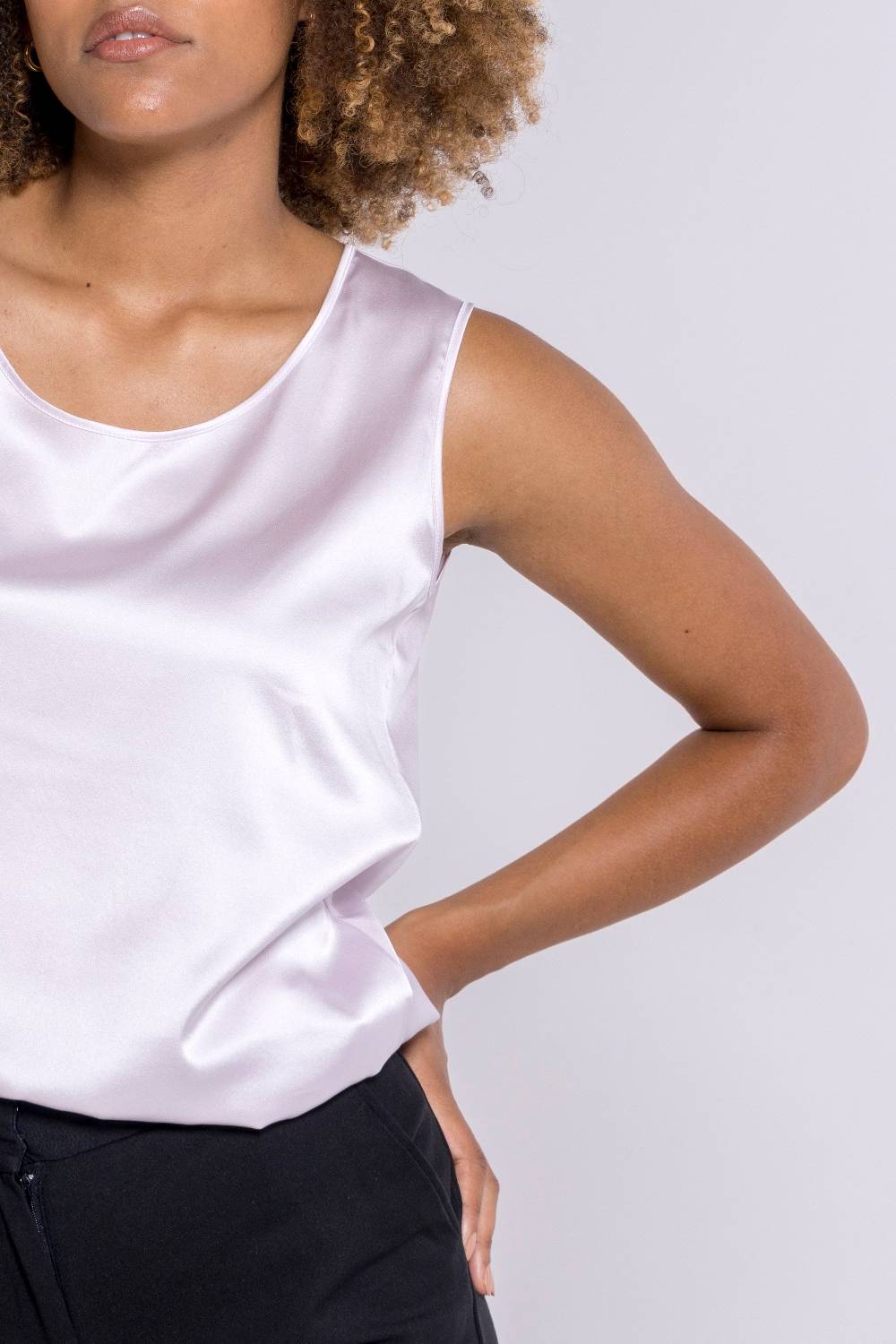 Oscalito Top donna in seta elasticizzata 10306 Flash Sale