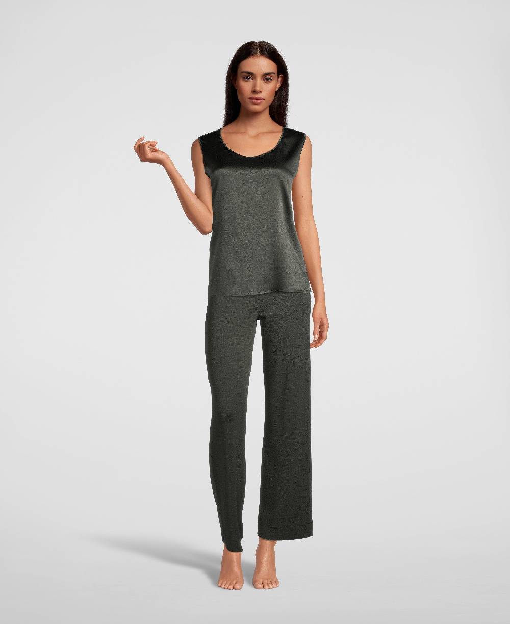 Oscalito Top donna in seta elasticizzata 10306 Flash Sale