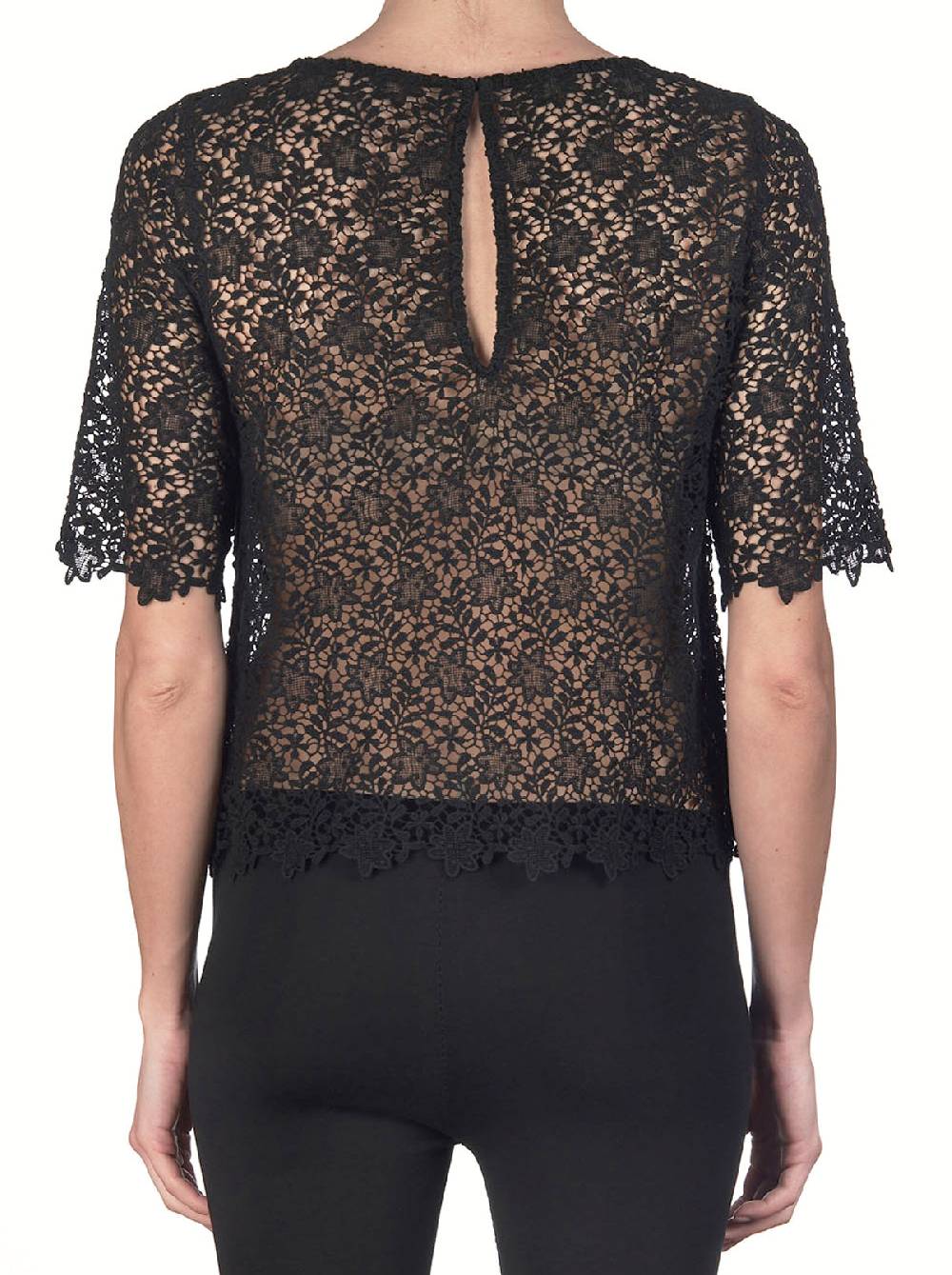 Oscalito T-shirt Allover macramè 8042 Offerte esclusive