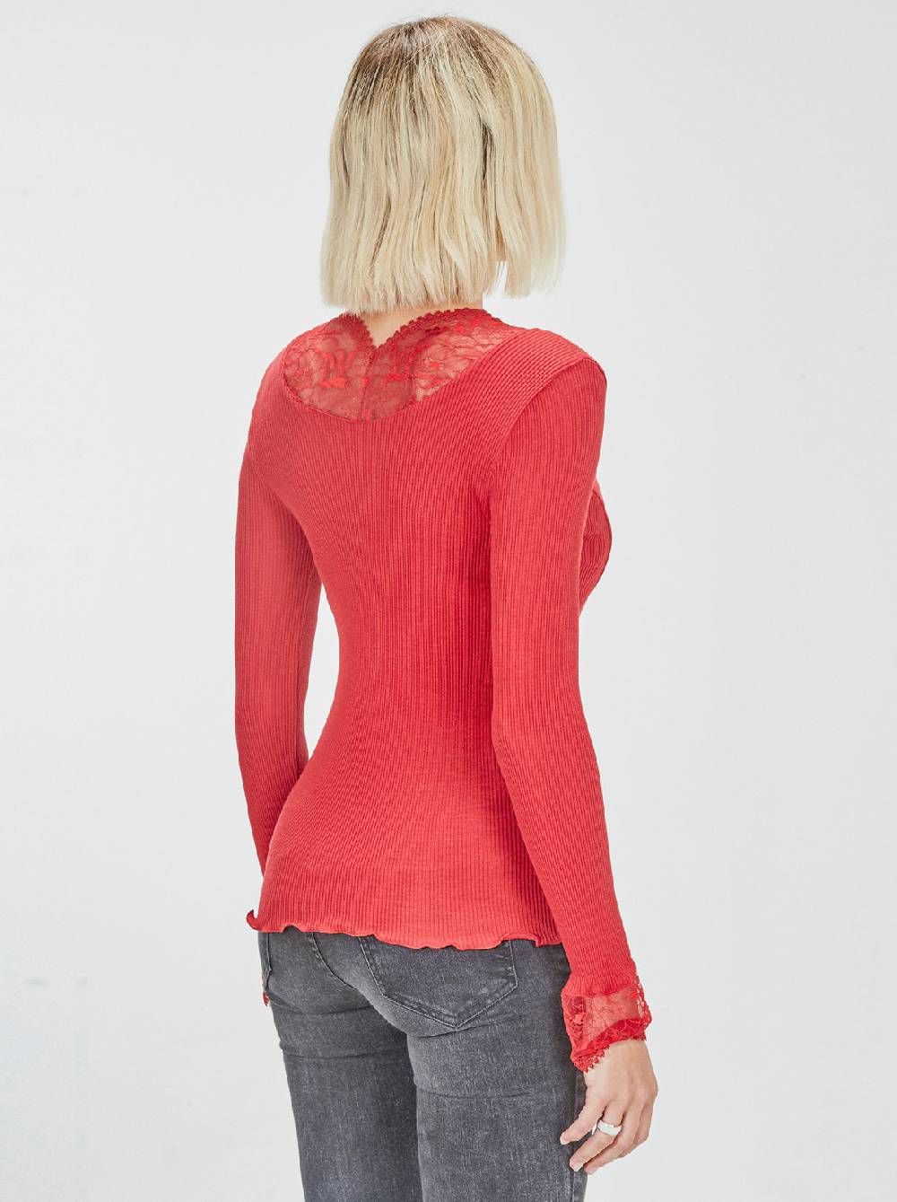 Oscalito Maglia maniche lunghe scollo a V con dettagli leavers 5862 Ultimi due giorni