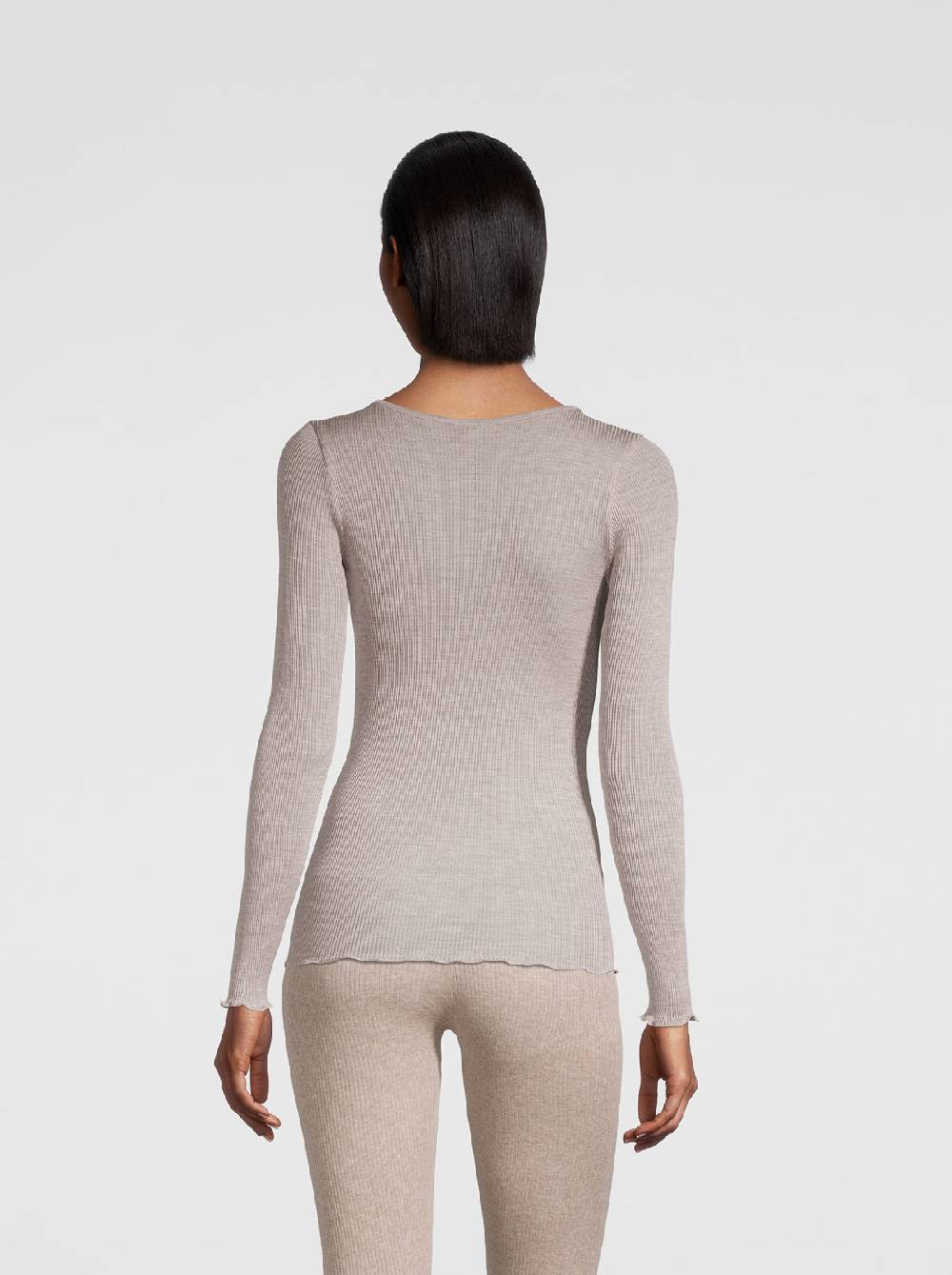 Oscalito Camicia a maniche lunghe in organza di seta 9515 Fino al 50% di sconto