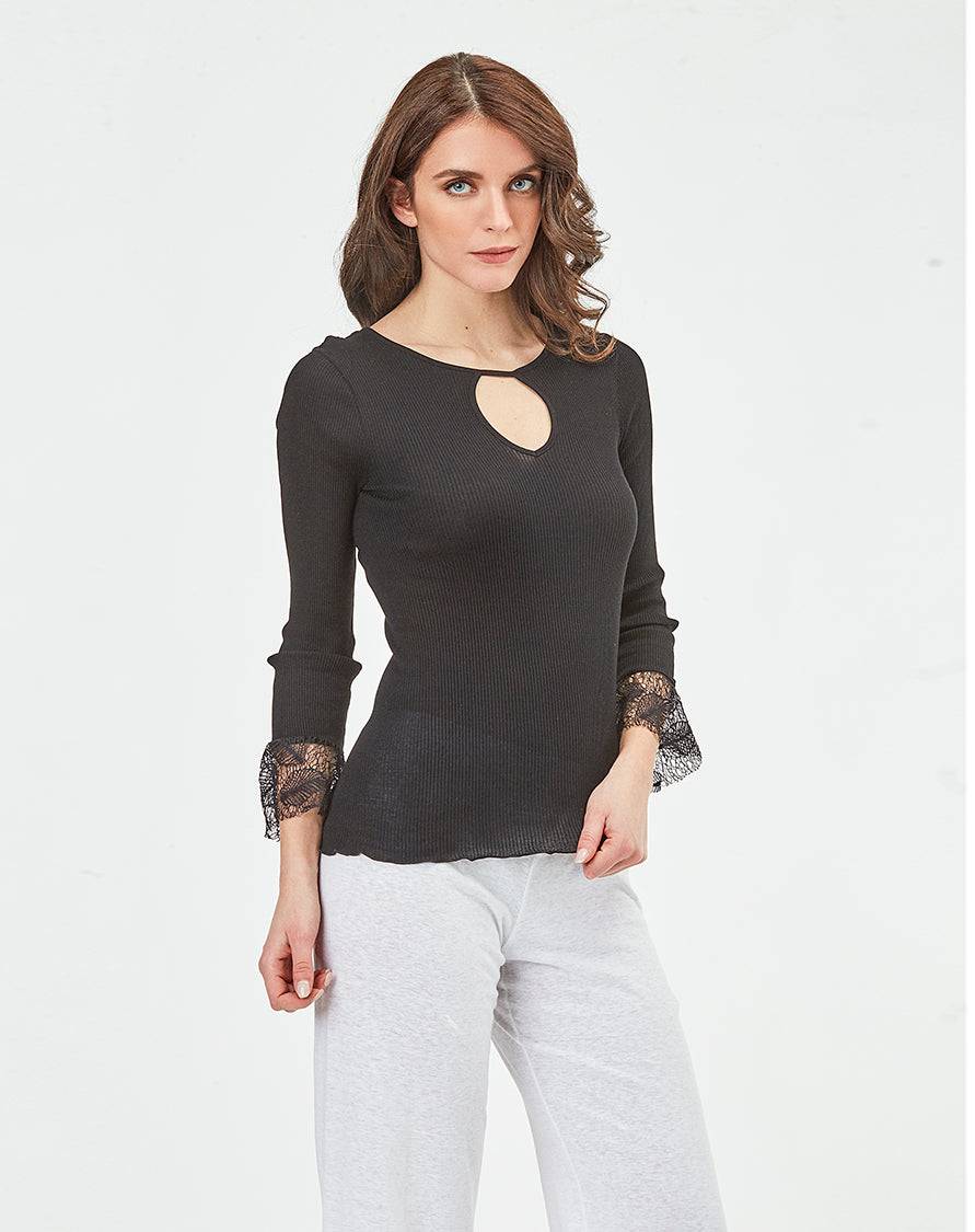 Oscalito Camicia 3/4 Donna 100% Cotone 5776 Only for today