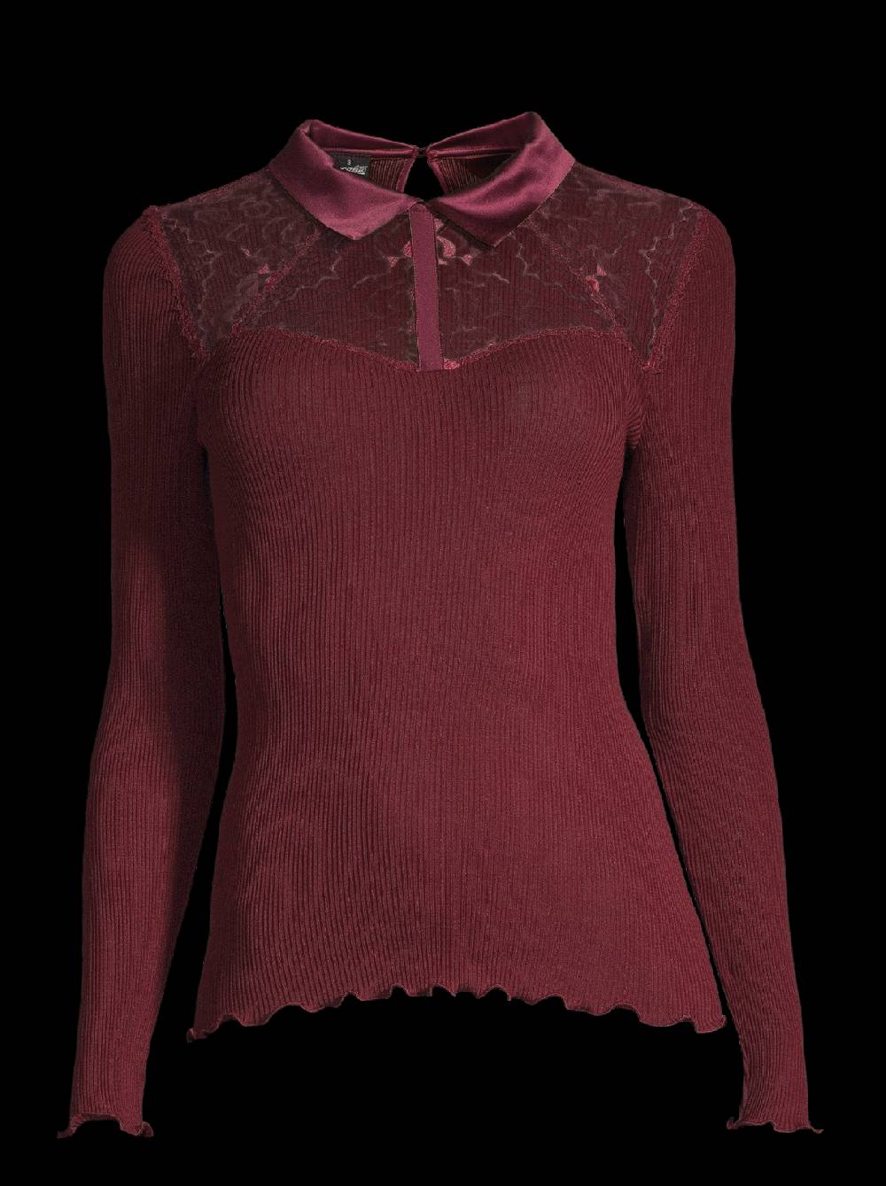 Oscalito Camicia maniche lunghe con pizzo Leavers 6466 50% di sconto con spedizione gratuita