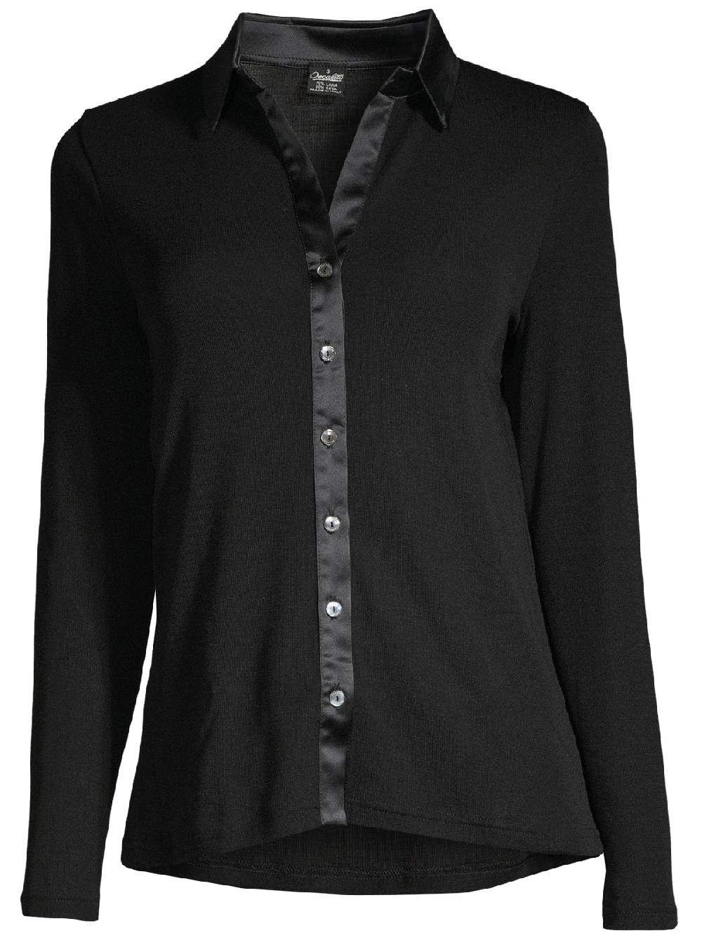 Oscalito Polo manica lunga donna piatta 6352 Trasporto libero internazionale