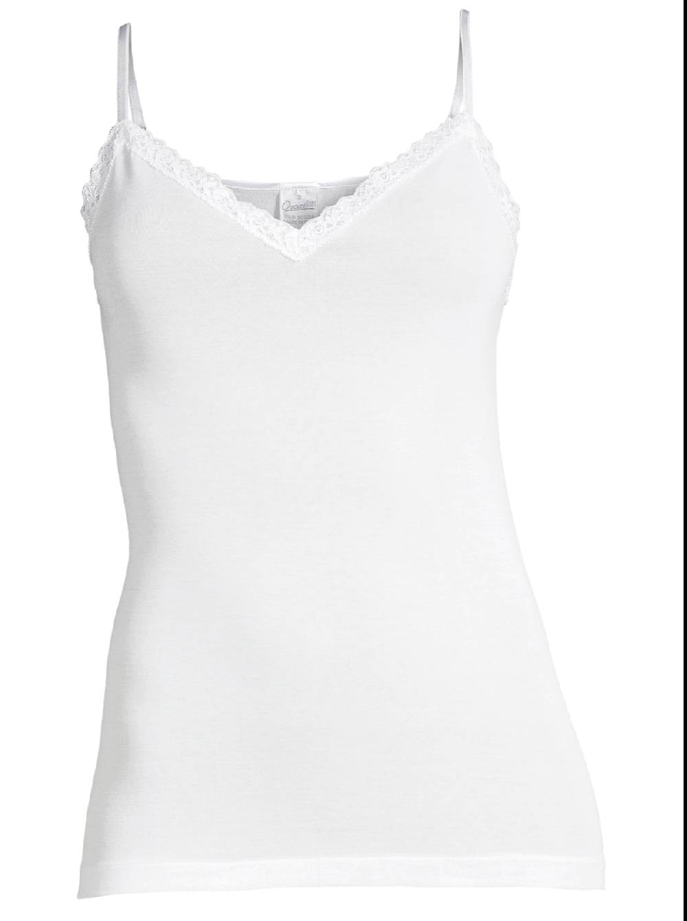 Oscalito Filoscozia Top Canotta con Pizzo Leavers 312 Fino Al -60%