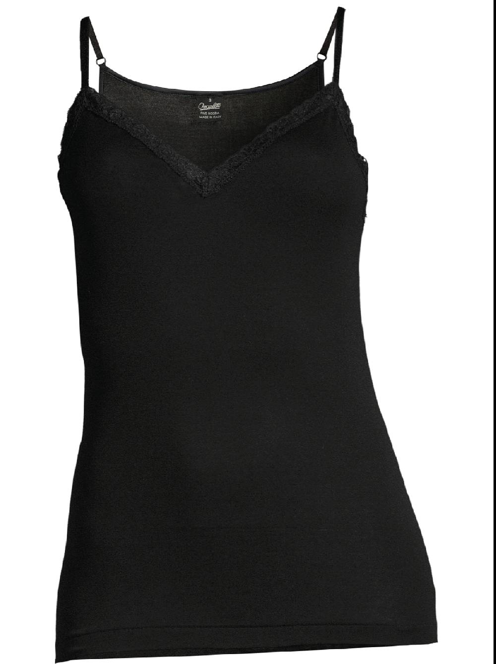 Oscalito Filoscozia Top Canotta con Pizzo Leavers 312 Fino Al -60%