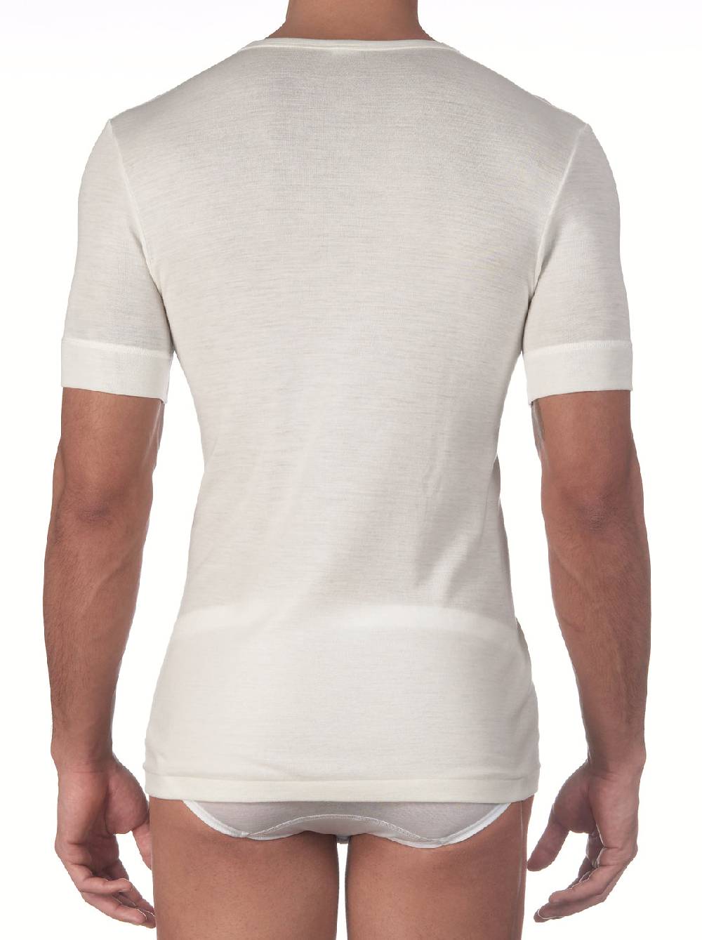 Oscalito T-shirt girocollo in lana merino 637 Saldi