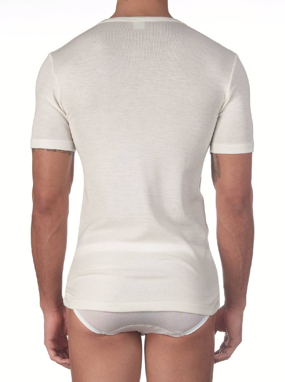 Oscalito T-shirt con scollo a V in lana merino 636 Offerte