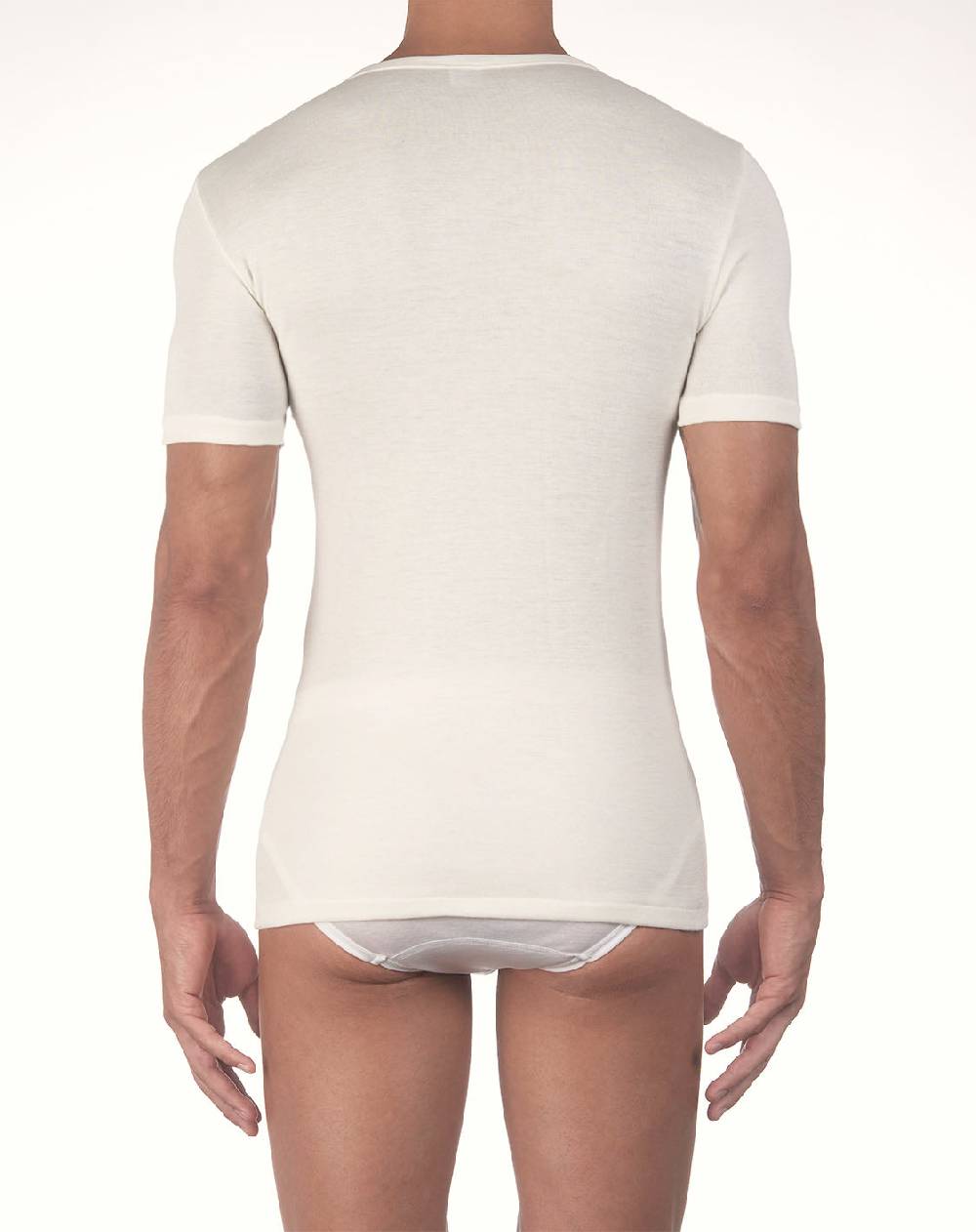 Oscalito T-shirt Cotone sulla pelle e Lana all'esterno 339 Prezzo di fabbrica