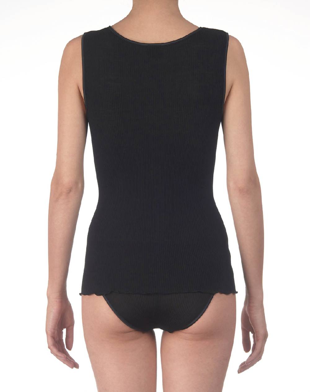 Oscalito Top in lana e seta con bordatura in raso 3422 Lightning offer
