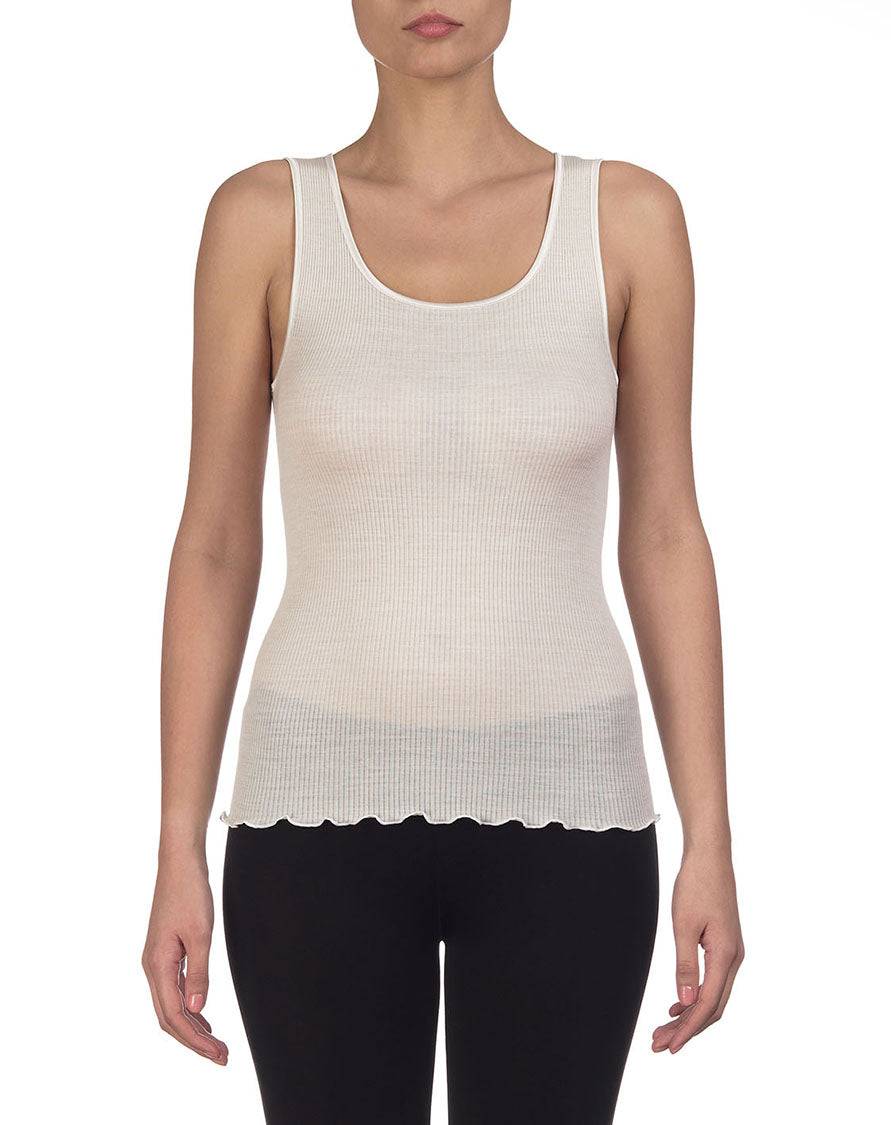 Oscalito Top in lana e seta con bordatura in raso 3422 Lightning offer
