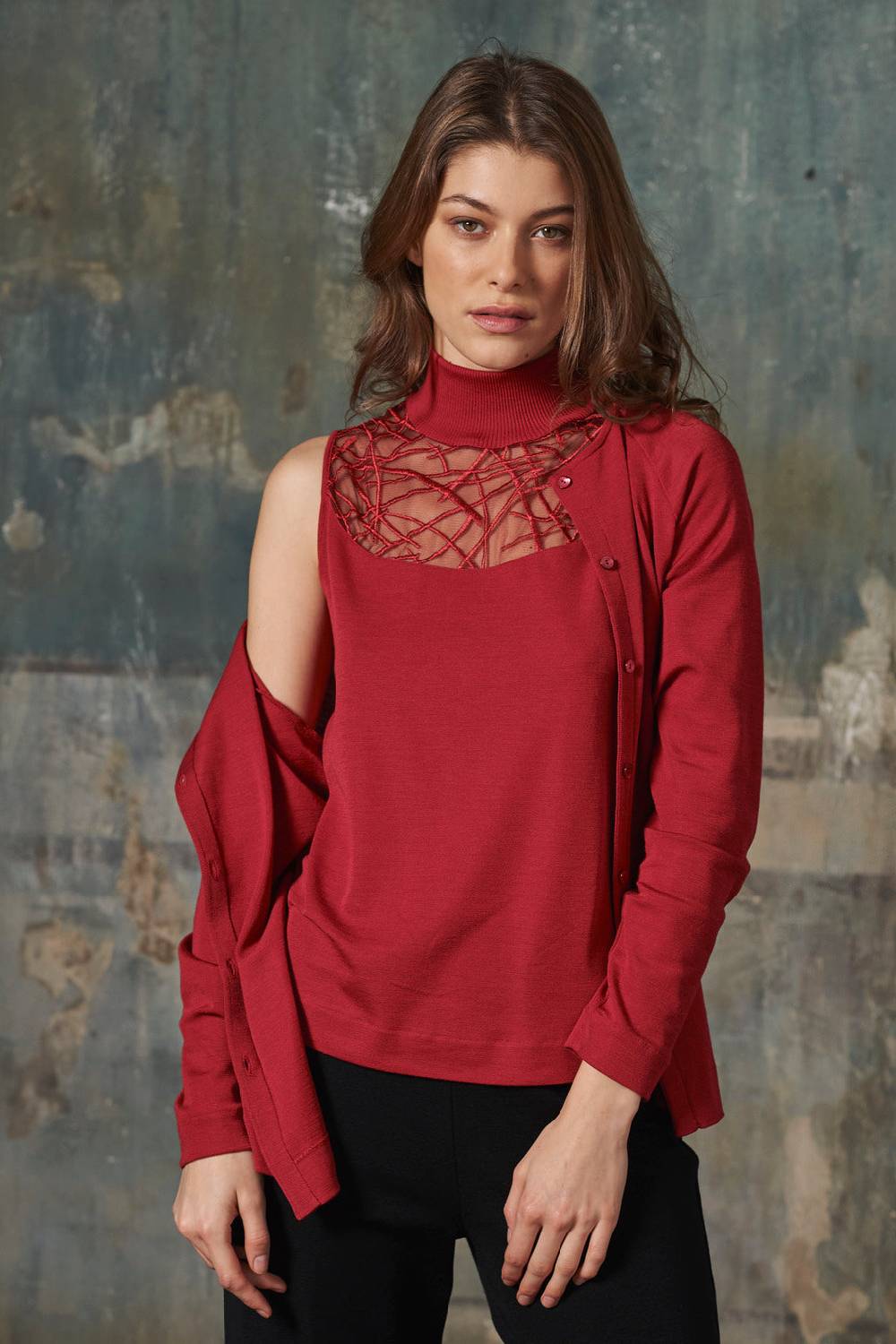 Oscalito Top Donna 70% Lana, 30% Seta 5846 Enormi risparmi