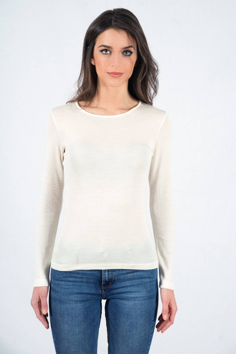Oscalito Camicia a maniche lunghe lana e seta 3476 Latest stili