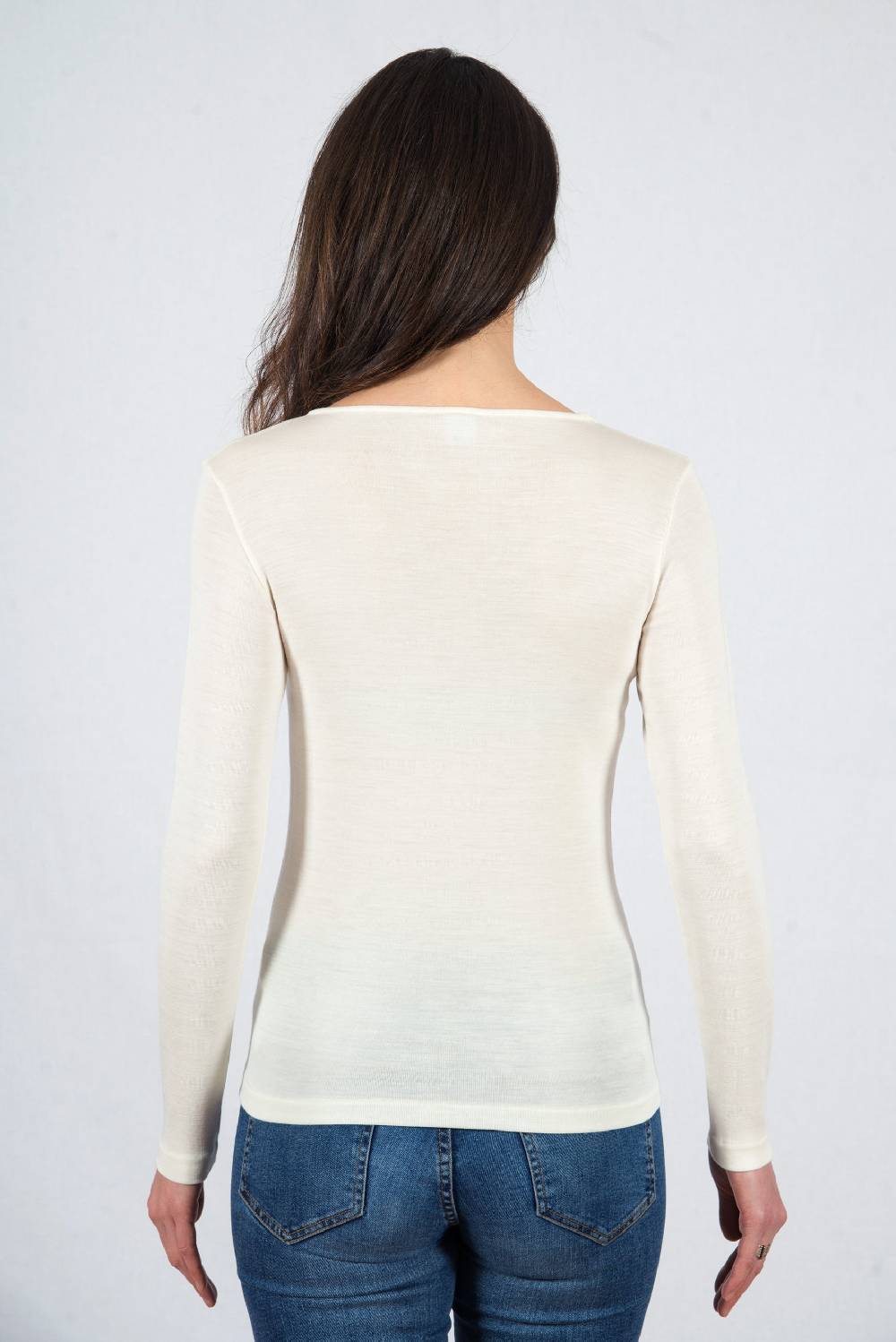 Oscalito Camicia a maniche lunghe lana e seta 3476 Latest stili
