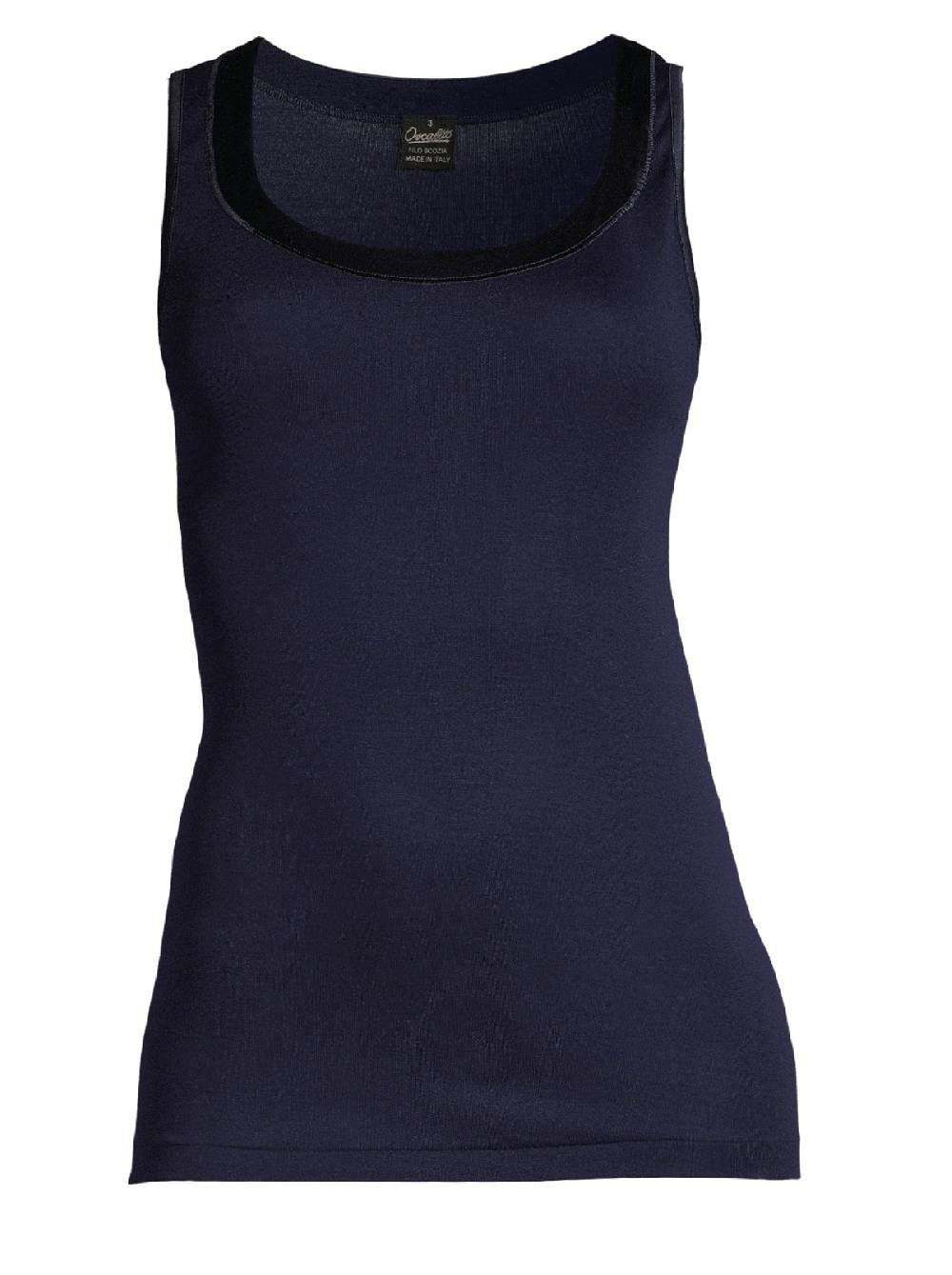 Oscalito Filoscozia® Canotta con bordo in raso 16122 Hotsell