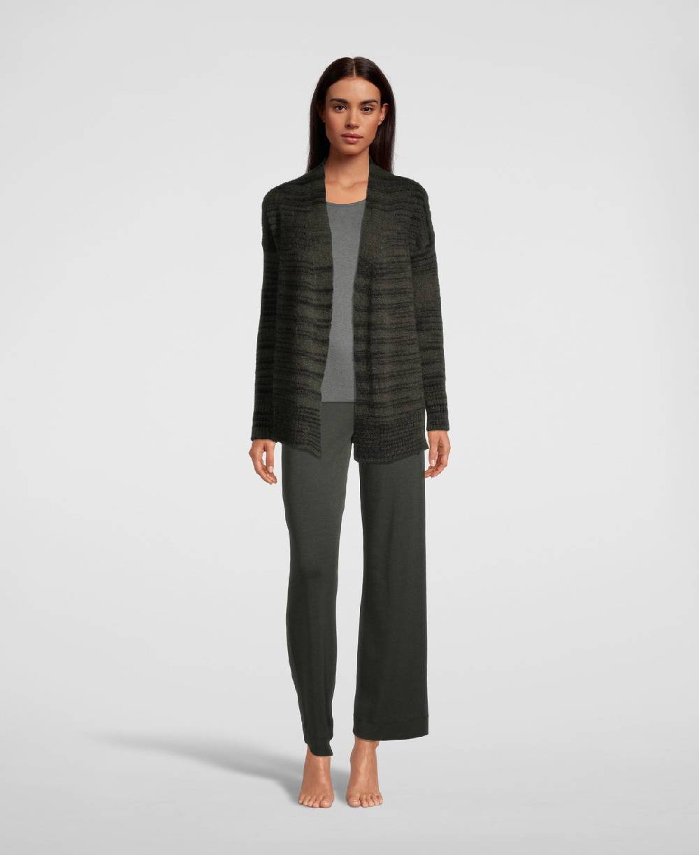 Oscalito Cardigan donna maniche lunghe aperto davanti 6712 Shopping online