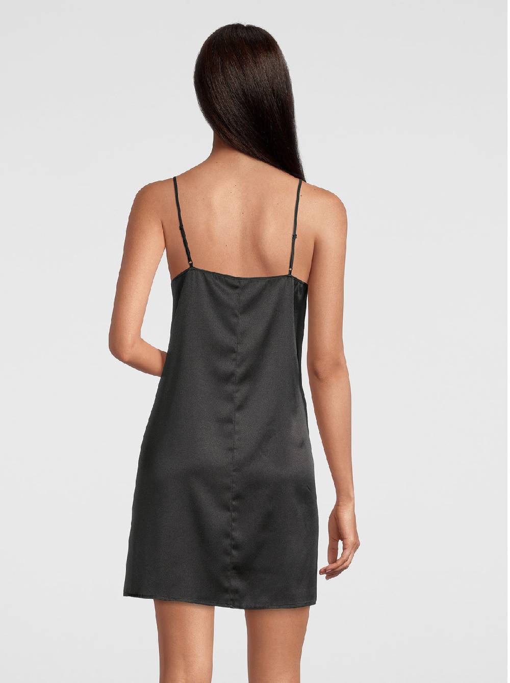 Oscalito Abito sottoveste in raso di seta stretch con macramè 10340 Offerta migliore