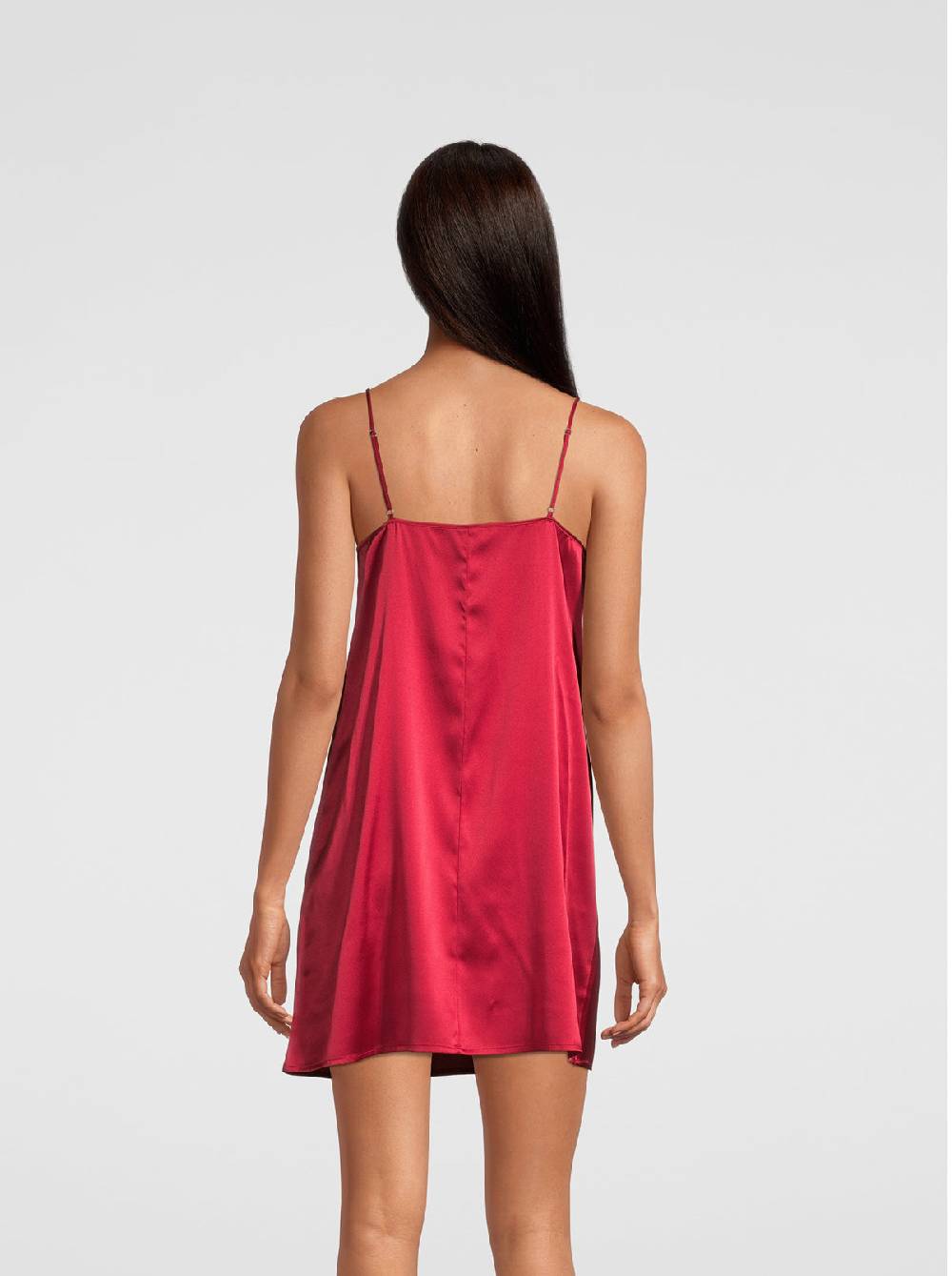 Oscalito Abito sottoveste in raso di seta stretch con macramè 10340 Offerta migliore