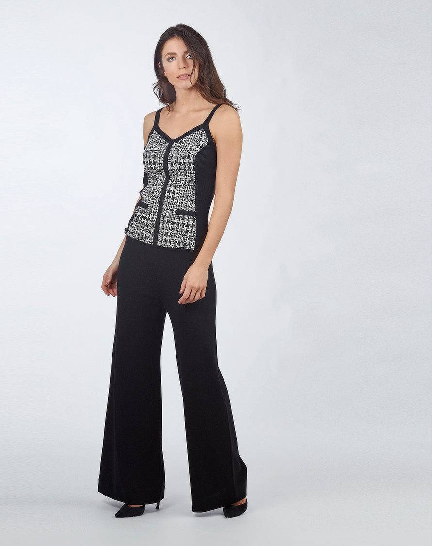 Oscalito Tessuto jacquard senza maniche lana&seta 5630 Grandi sconti