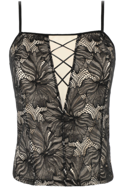 Oscalito Top in pizzo Leavers 5880 Ritorno libero