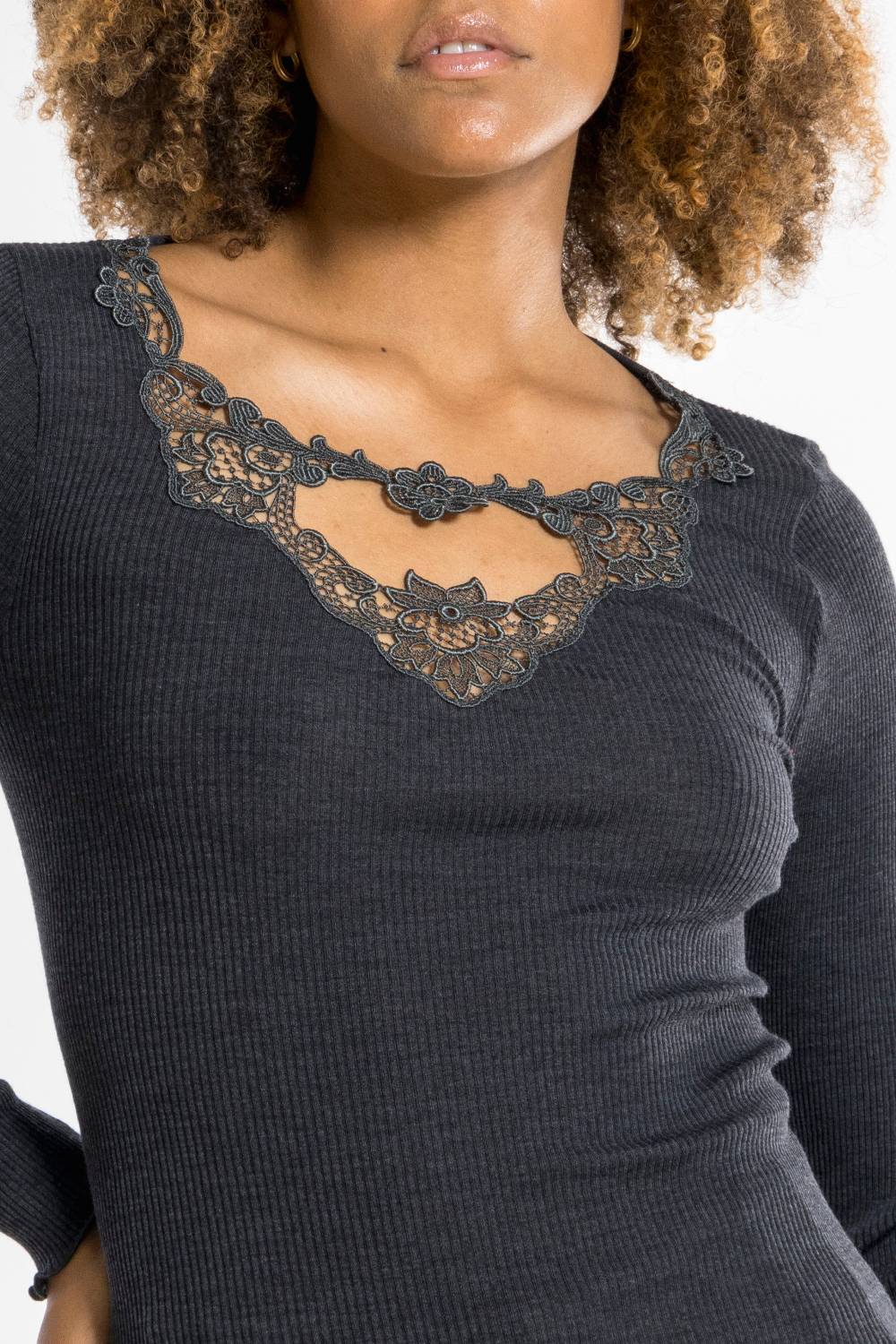 Oscalito Maglia a maniche lunghe Donna Lana e Seta 6868 Officina