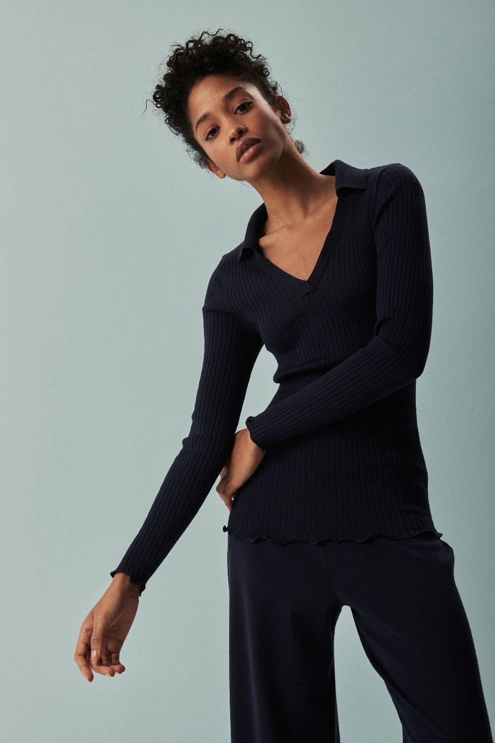 Oscalito Longsleeves Polo Woman Wooland Seta 6890 50% di sconto per tempo limitato