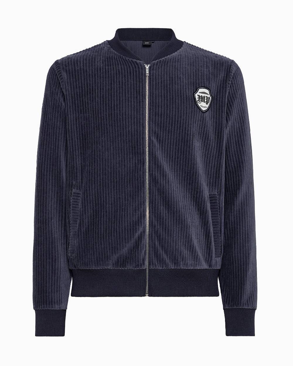 Pompea BOMBER VELLUTO COSTE UOMO Moda
