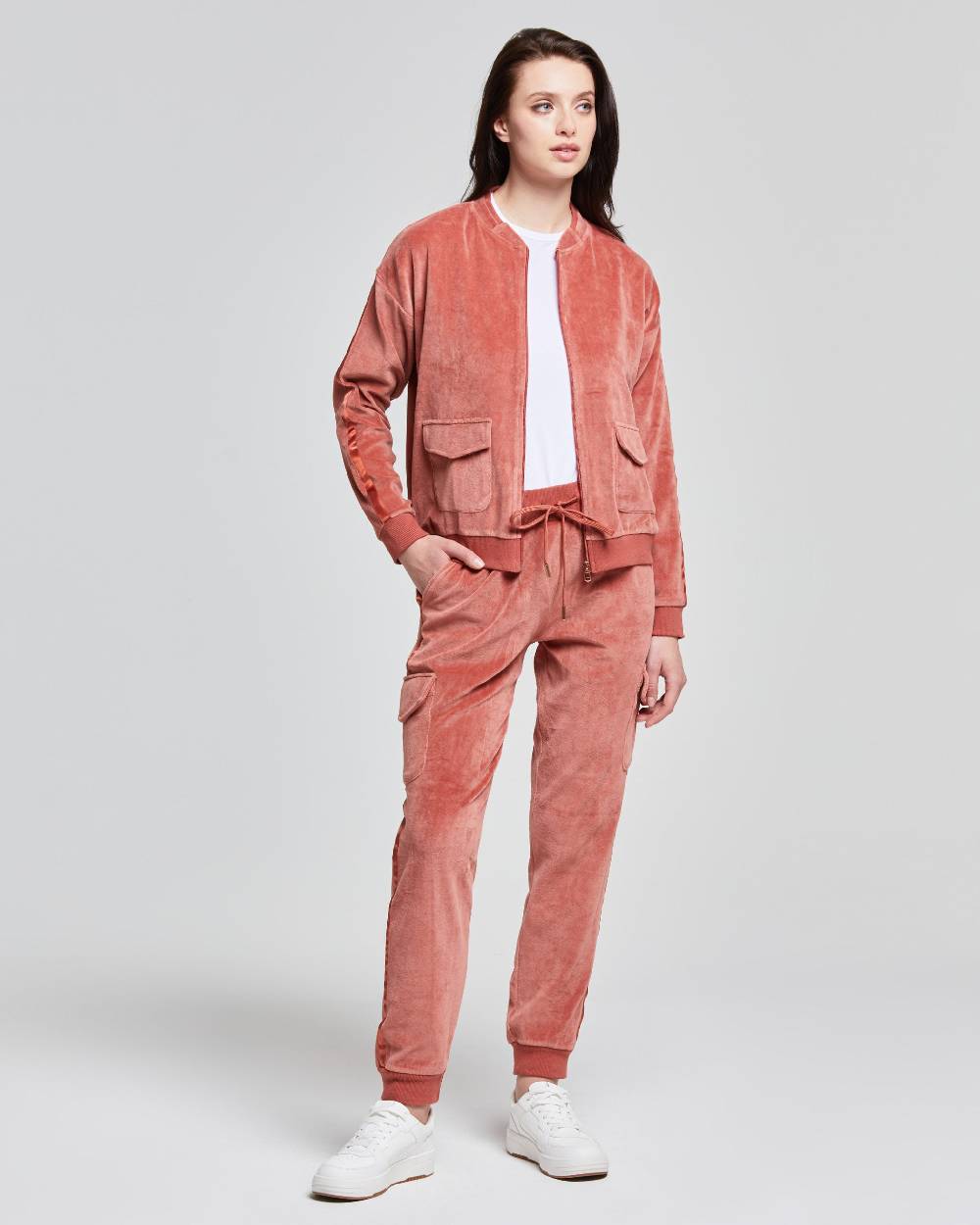 Pompea BOMBER VELLUTO DONNA Italy