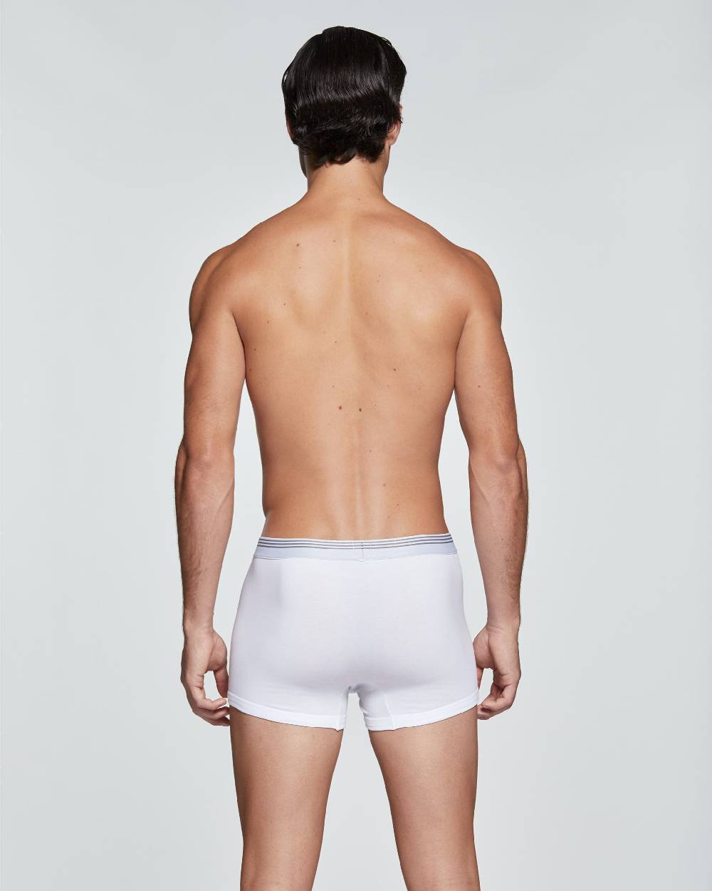 Pompea Boxer in cotone Player con cinturino in contrasto Presa