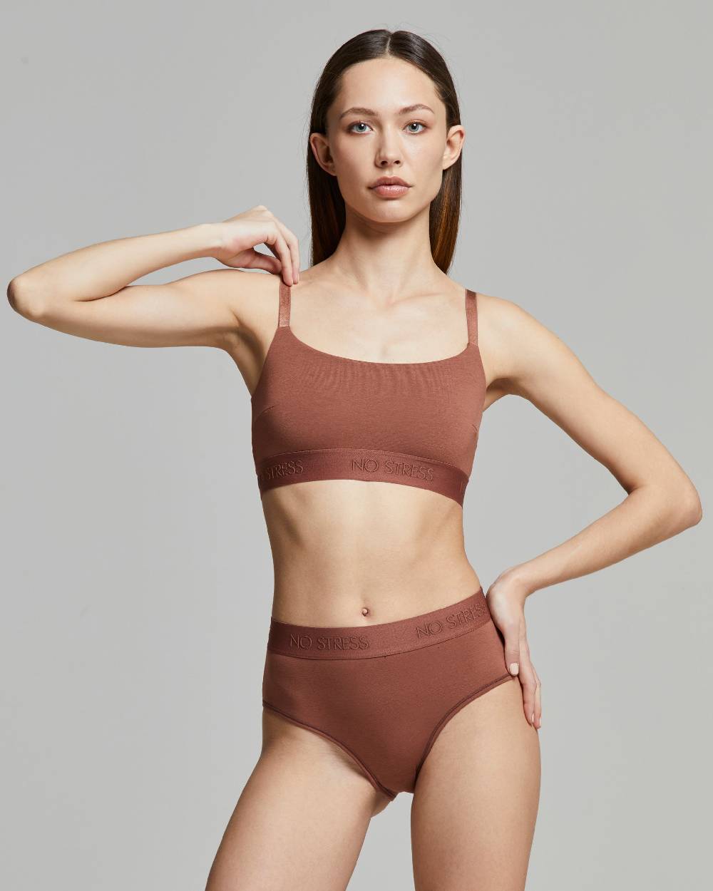 Pompea Brassiere no stress cotone modal Sconto
