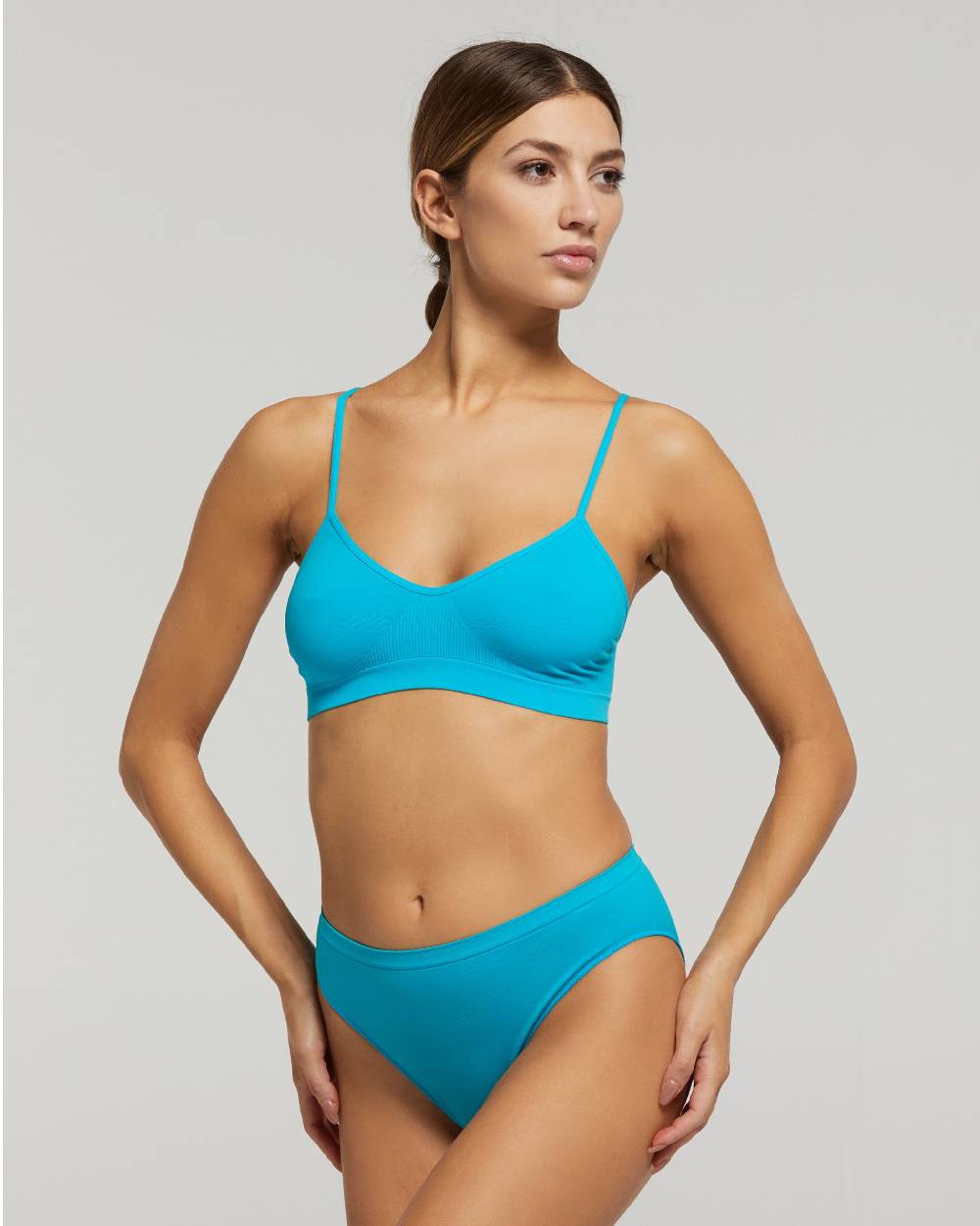Pompea Brassiere seamless spalla stretta tinta unita I Più Venduti