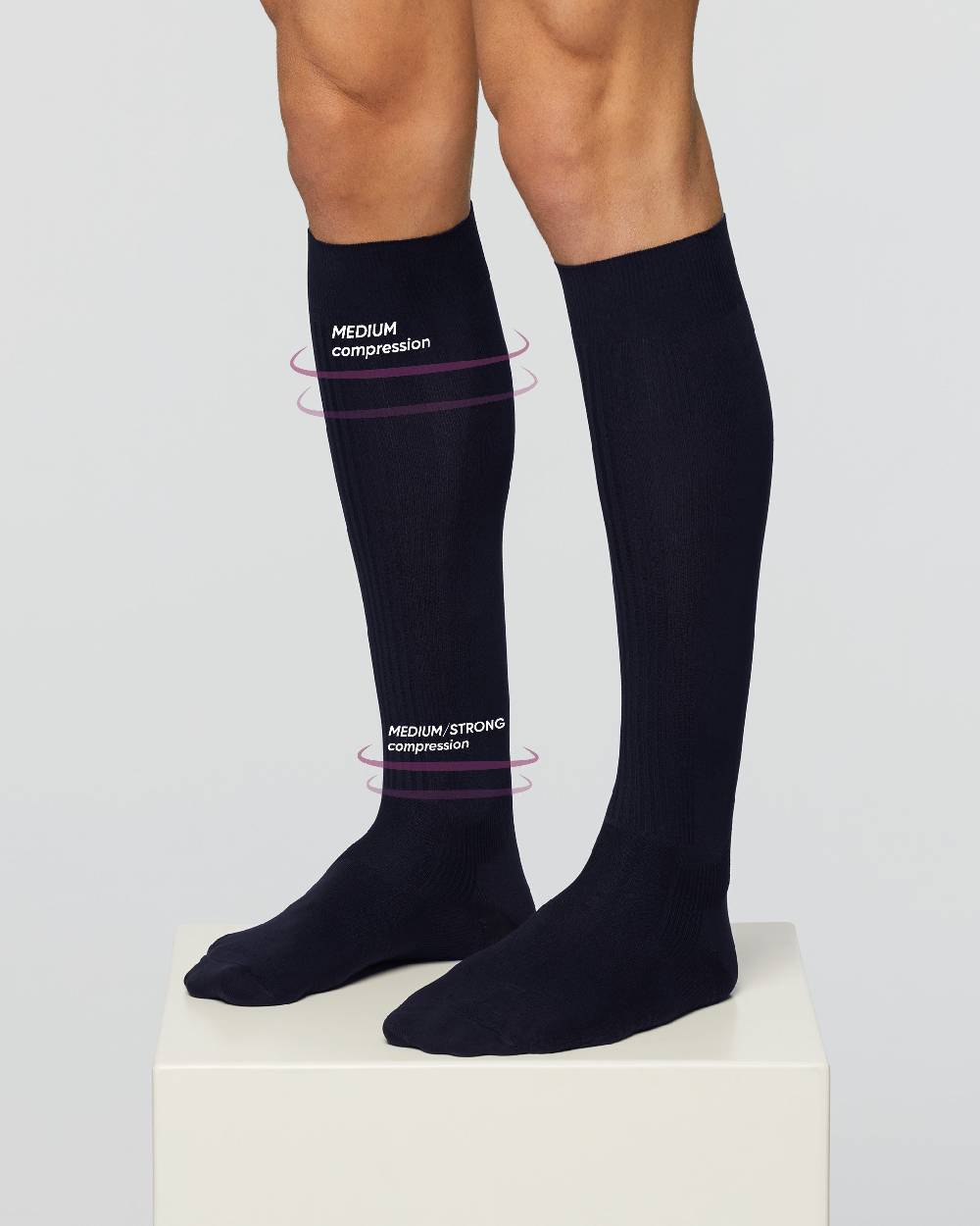 Pompea Calza 70 denari riposante con compressione graduata media Promozione