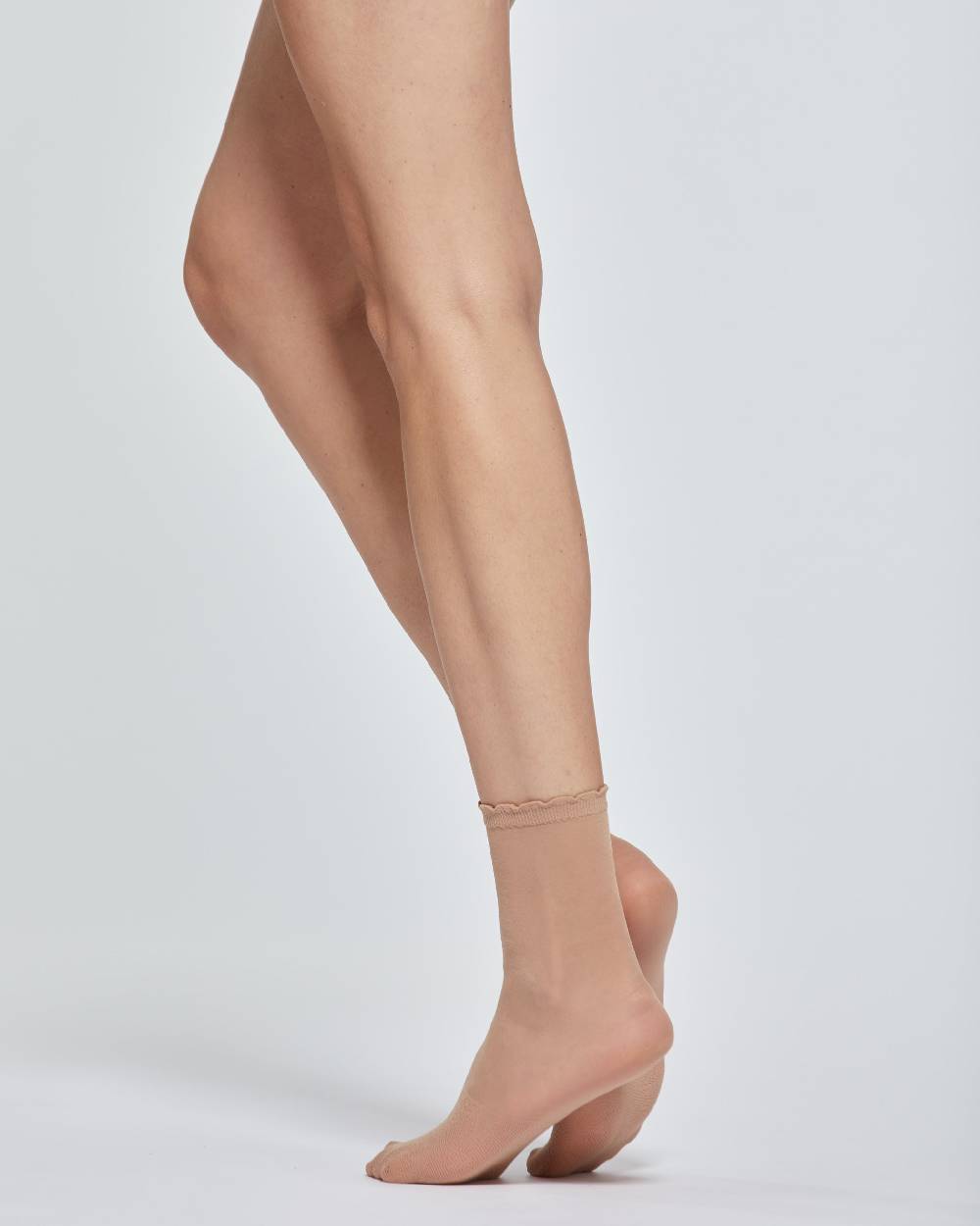 Pompea CALZA CORTA VELATA CON PUNTA IN PIZZO x2 Shopping Online