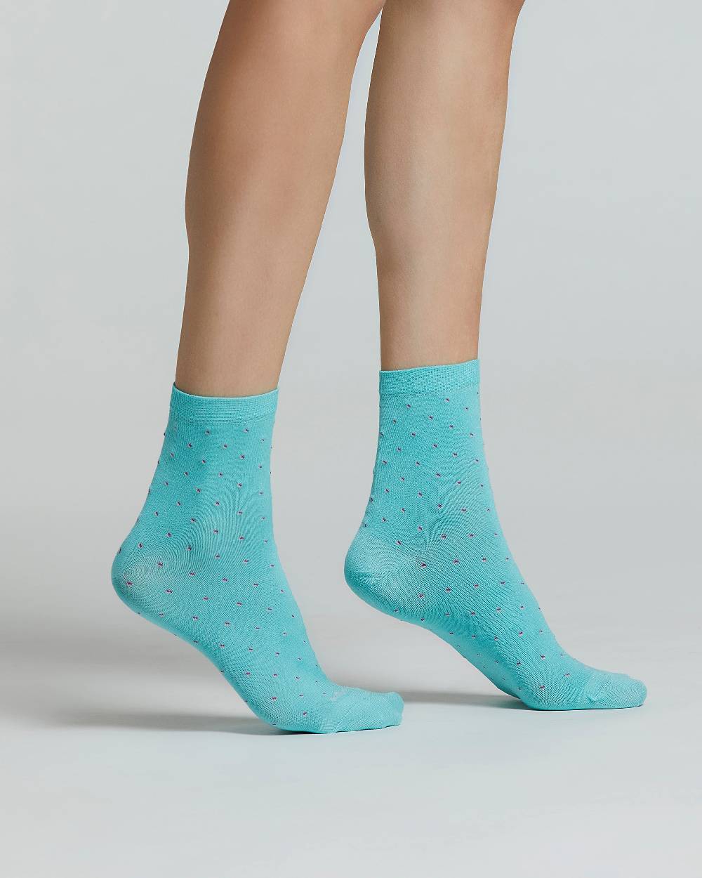 Pompea CALZA COTONE IBISCO CON MICRO DISEGNI Sconto