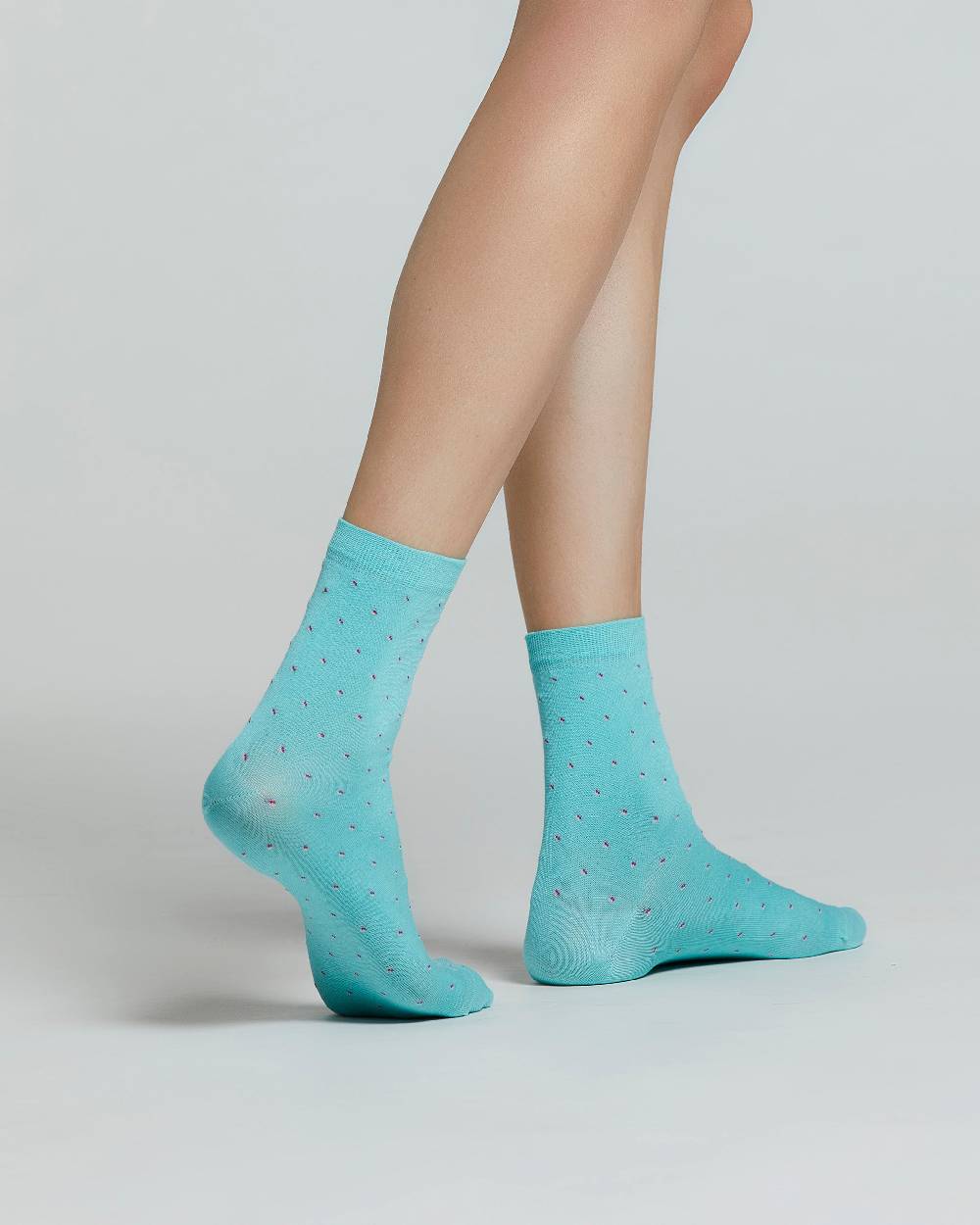 Pompea CALZA COTONE IBISCO CON MICRO DISEGNI Sconto