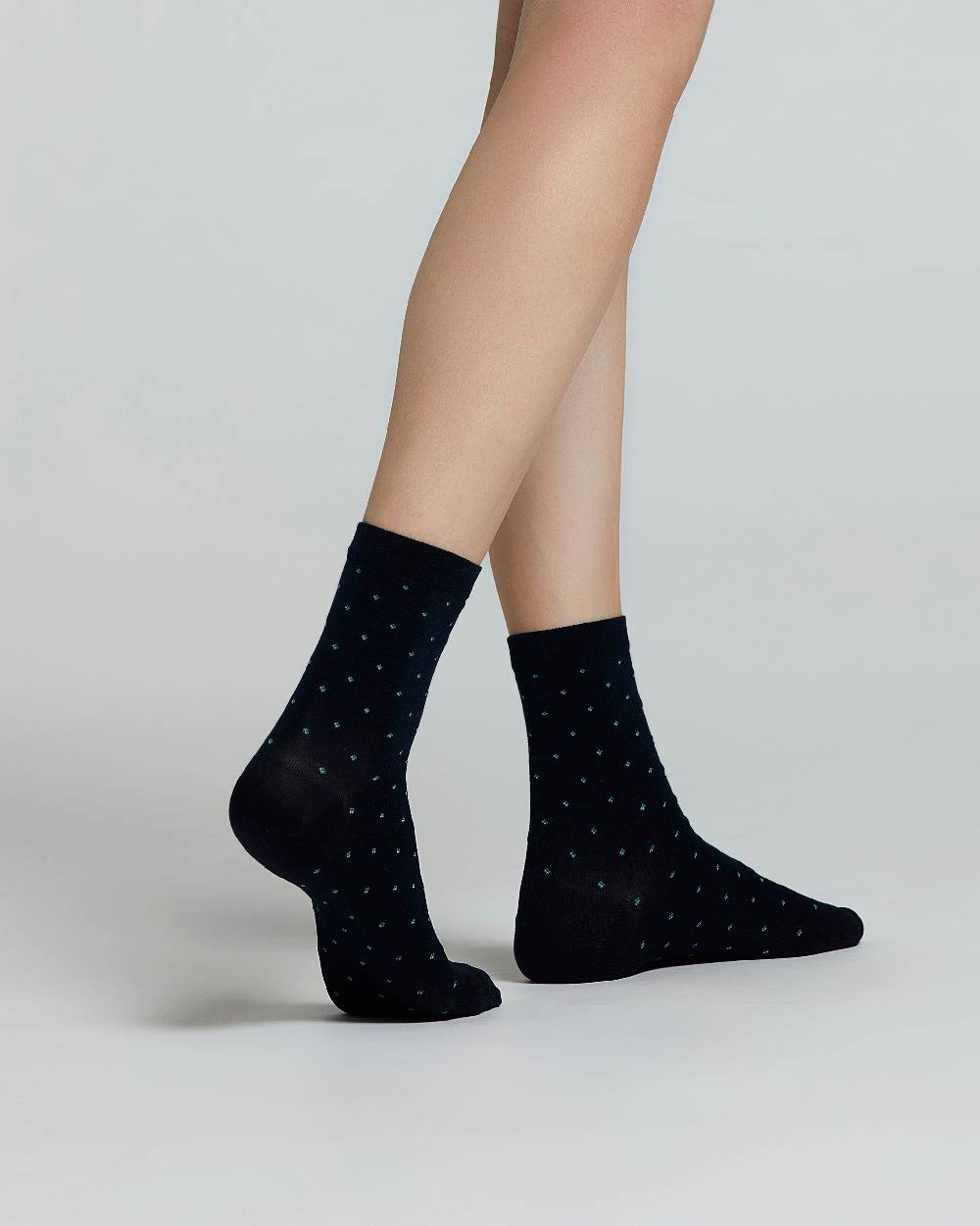 Pompea CALZA COTONE IBISCO CON MICRO DISEGNI Offerta