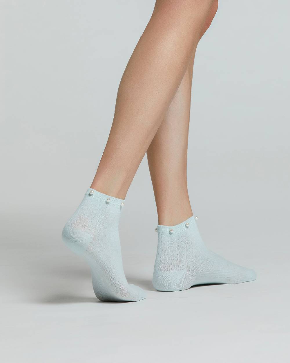 Pompea CALZA COTONE MORGANA CON PERLE Offerte