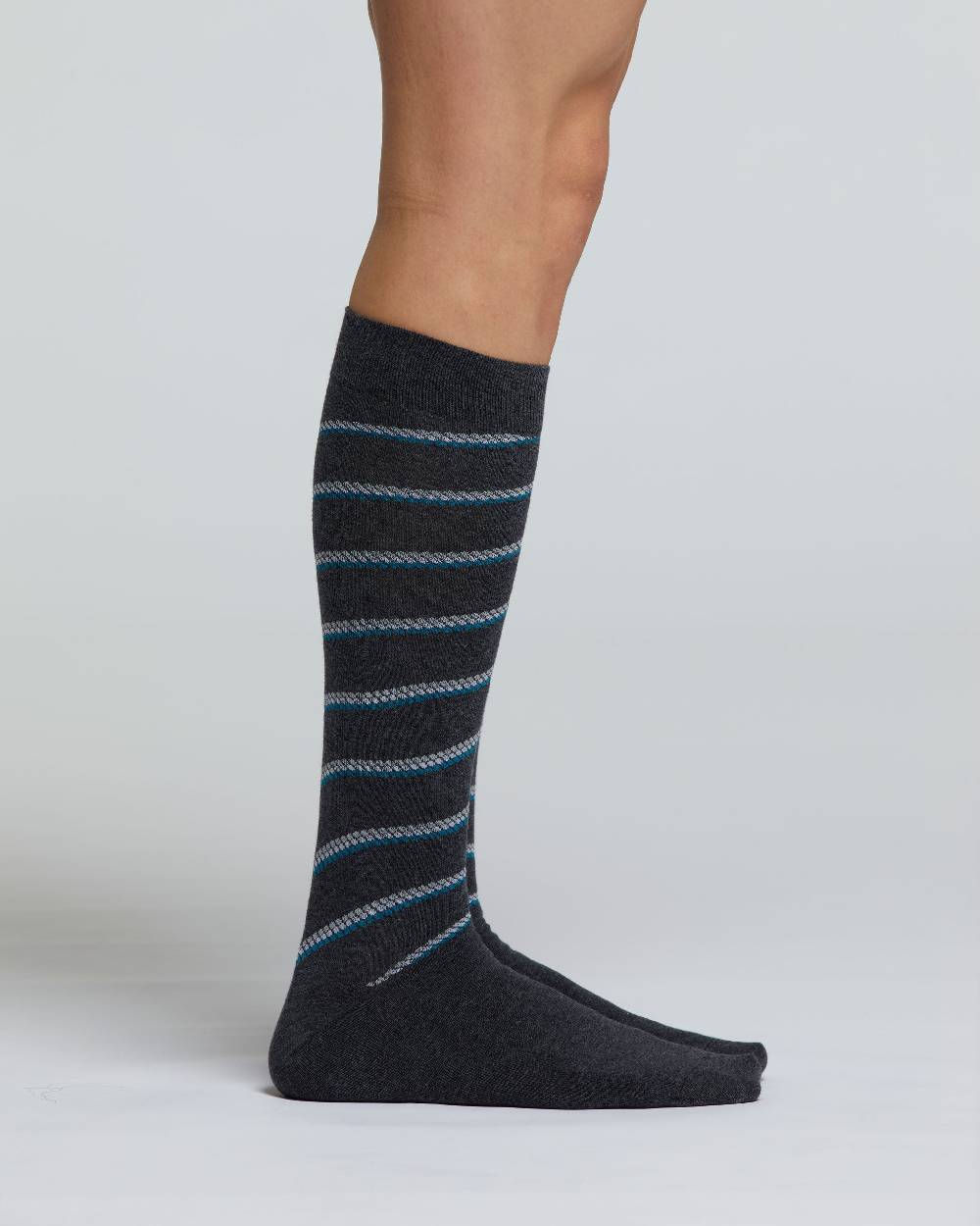 Pompea CALZA LUNGA COTONE CIPRESSO MOTIVO RIGHE DI POIS Cyber Monday